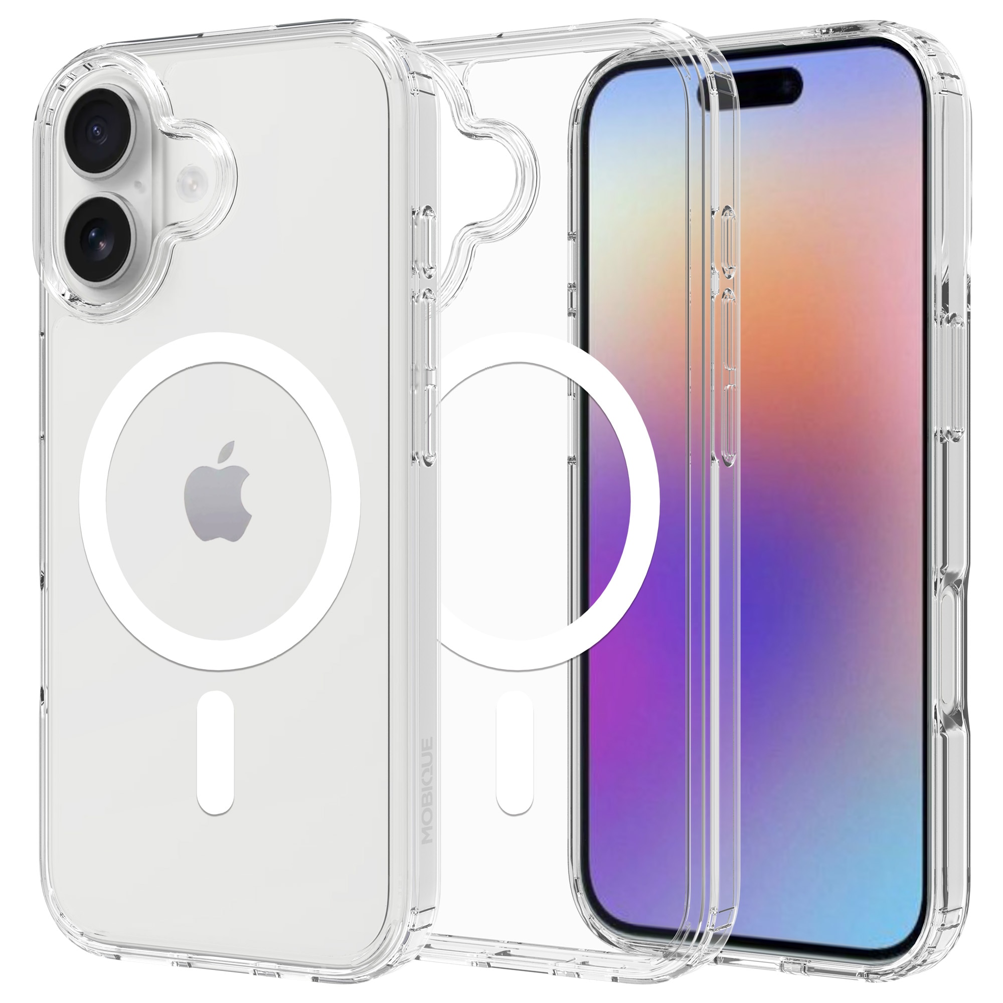 Funda híbrida MagSafe iPhone 17 Transparente