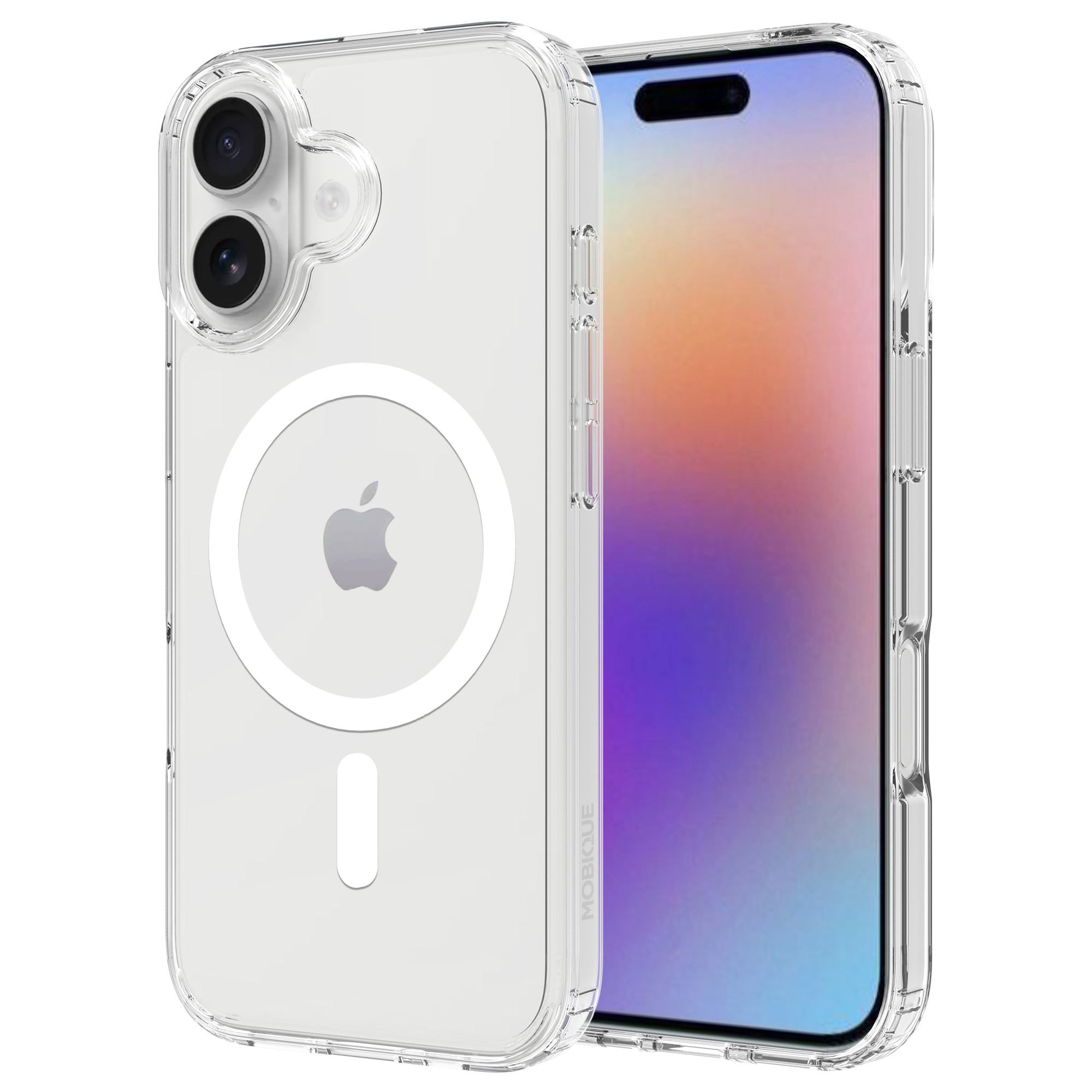 Funda híbrida MagSafe iPhone 17 Transparente