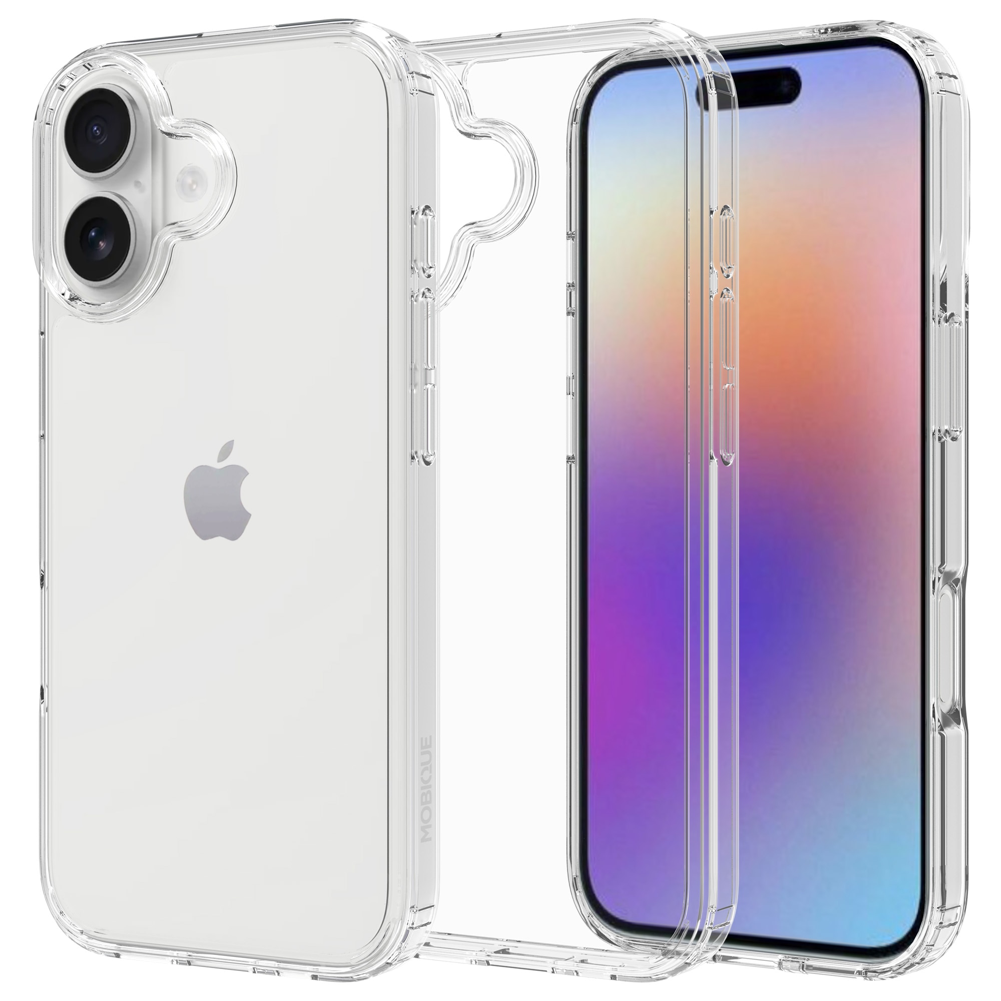 Funda híbrida para iPhone 17 Transparente
