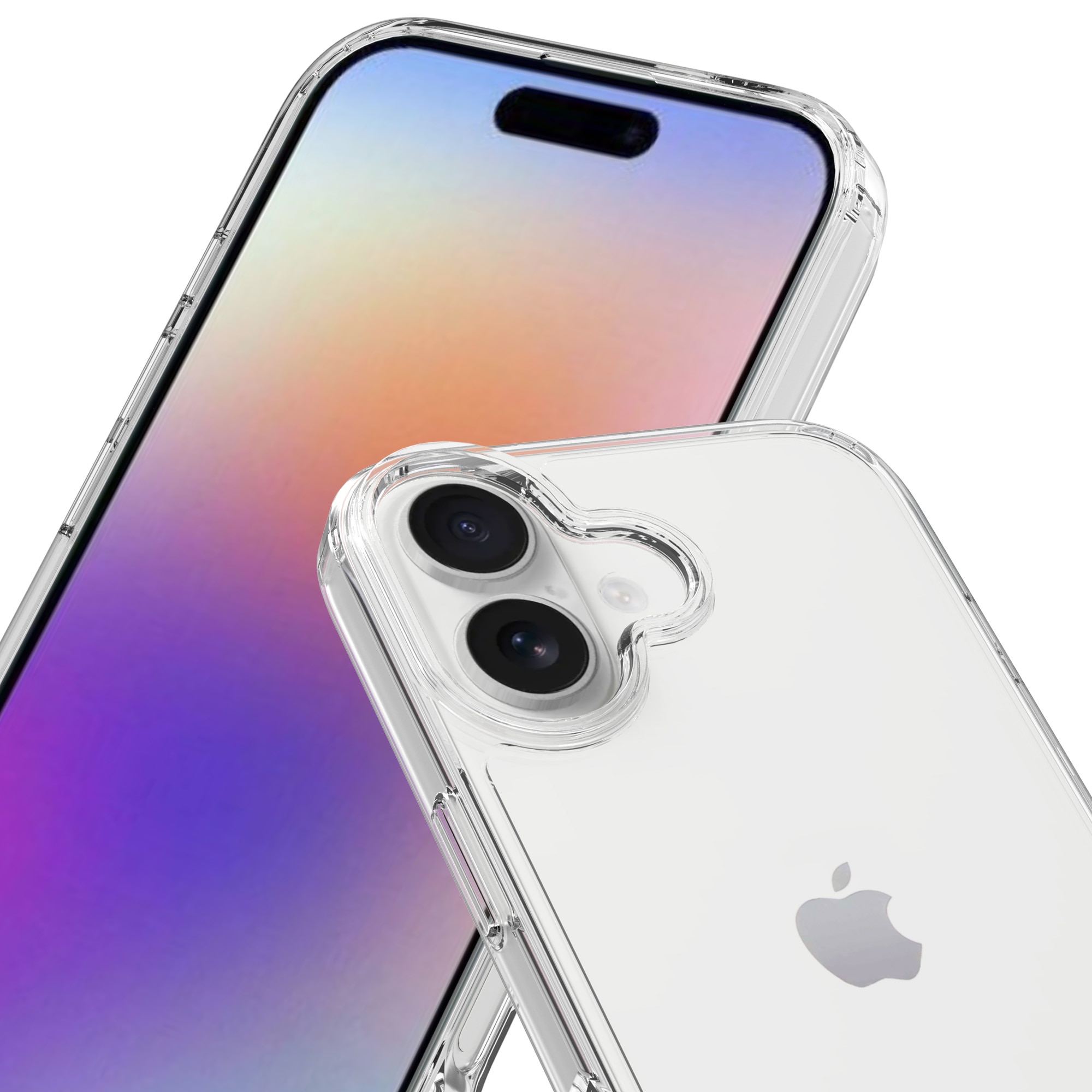 Funda híbrida para iPhone 17 Transparente