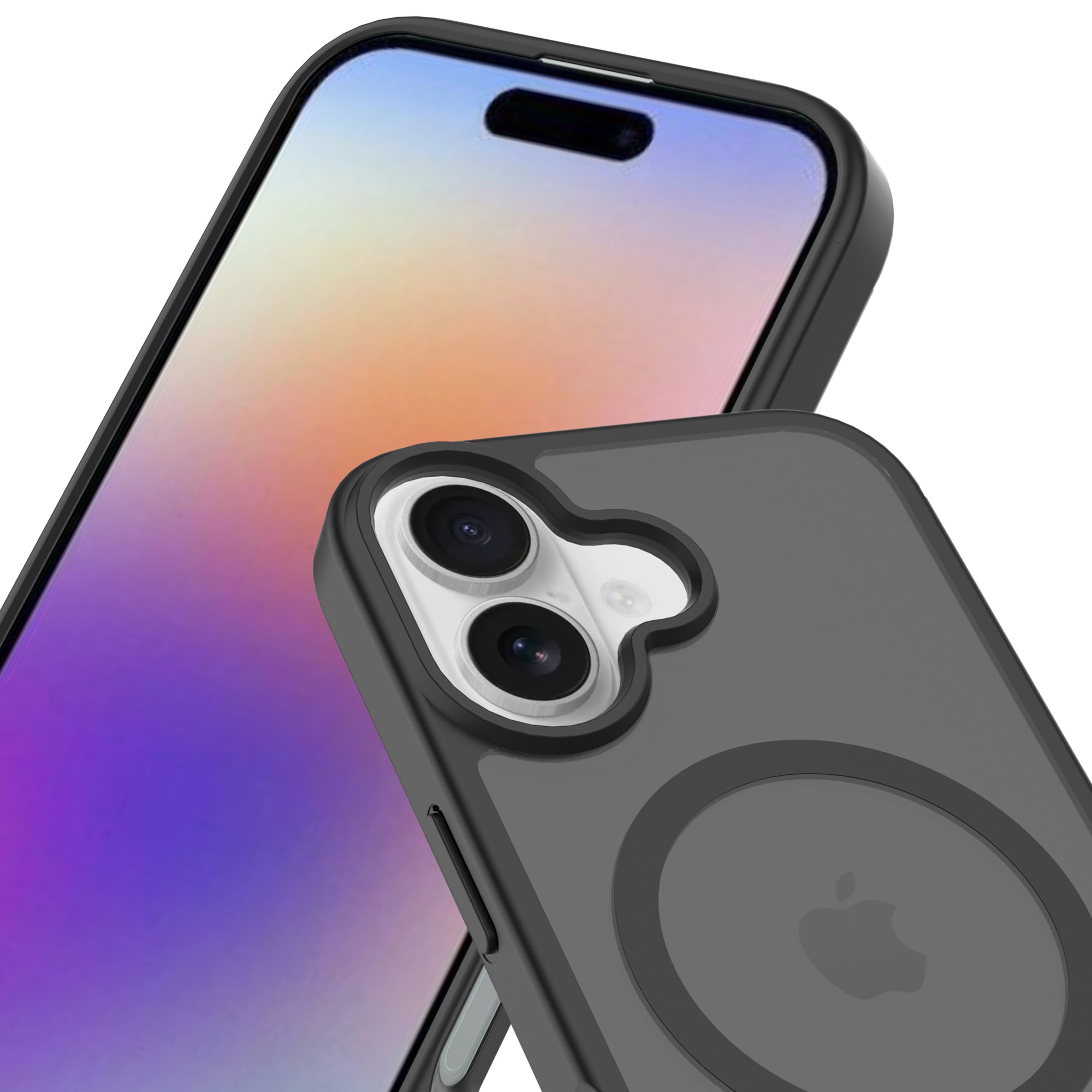 Funda Magnetic Hybrid iPhone 17 Frosted Black