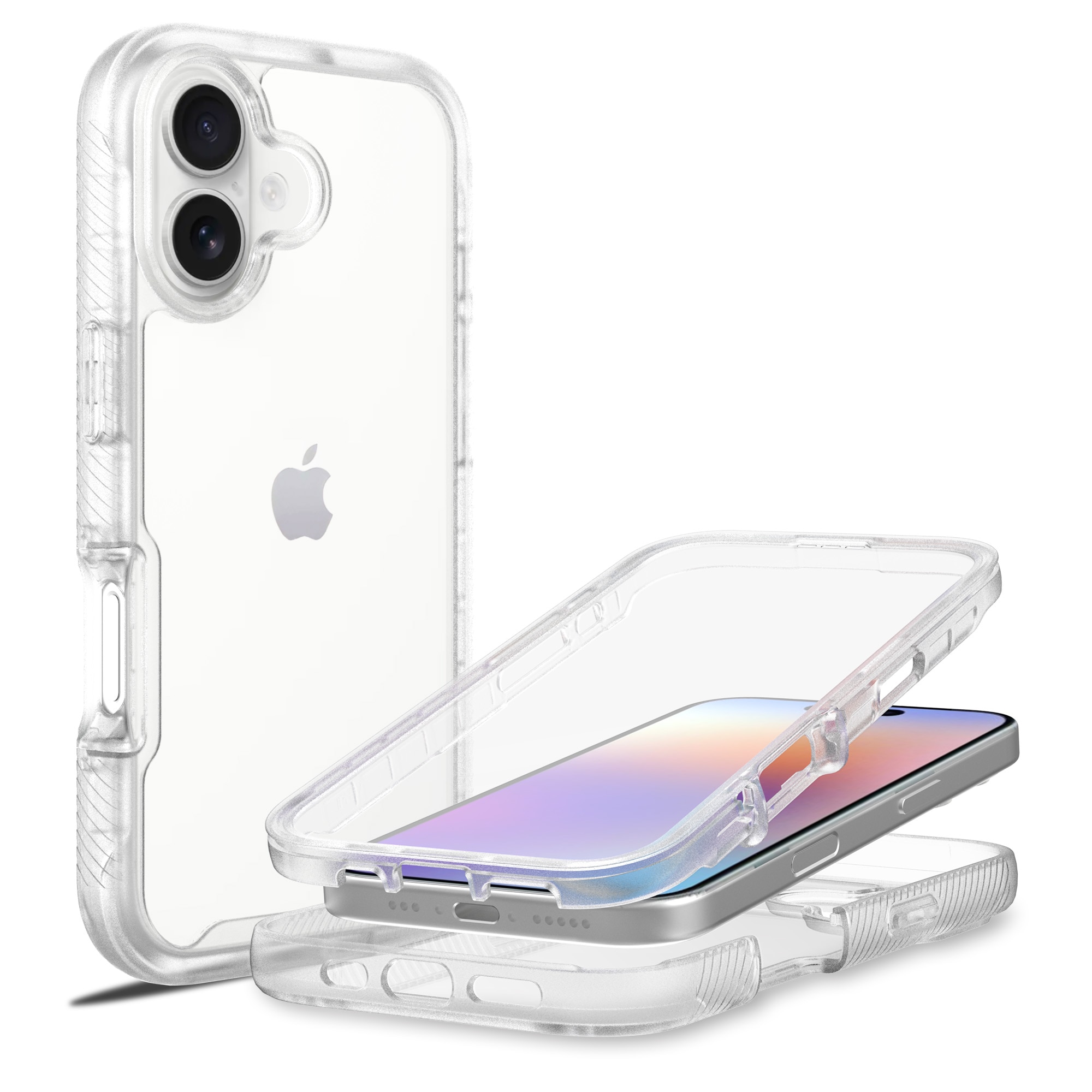 Funda Full Protection iPhone 17 Transparente
