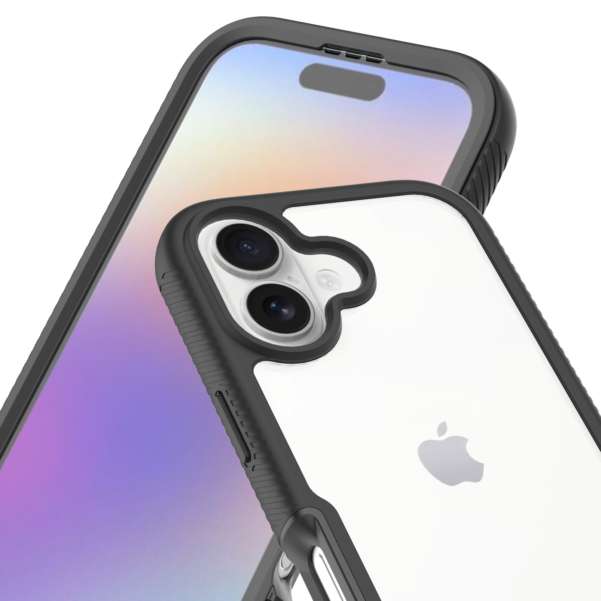 Funda Full Protection iPhone 17 Negro/transparente