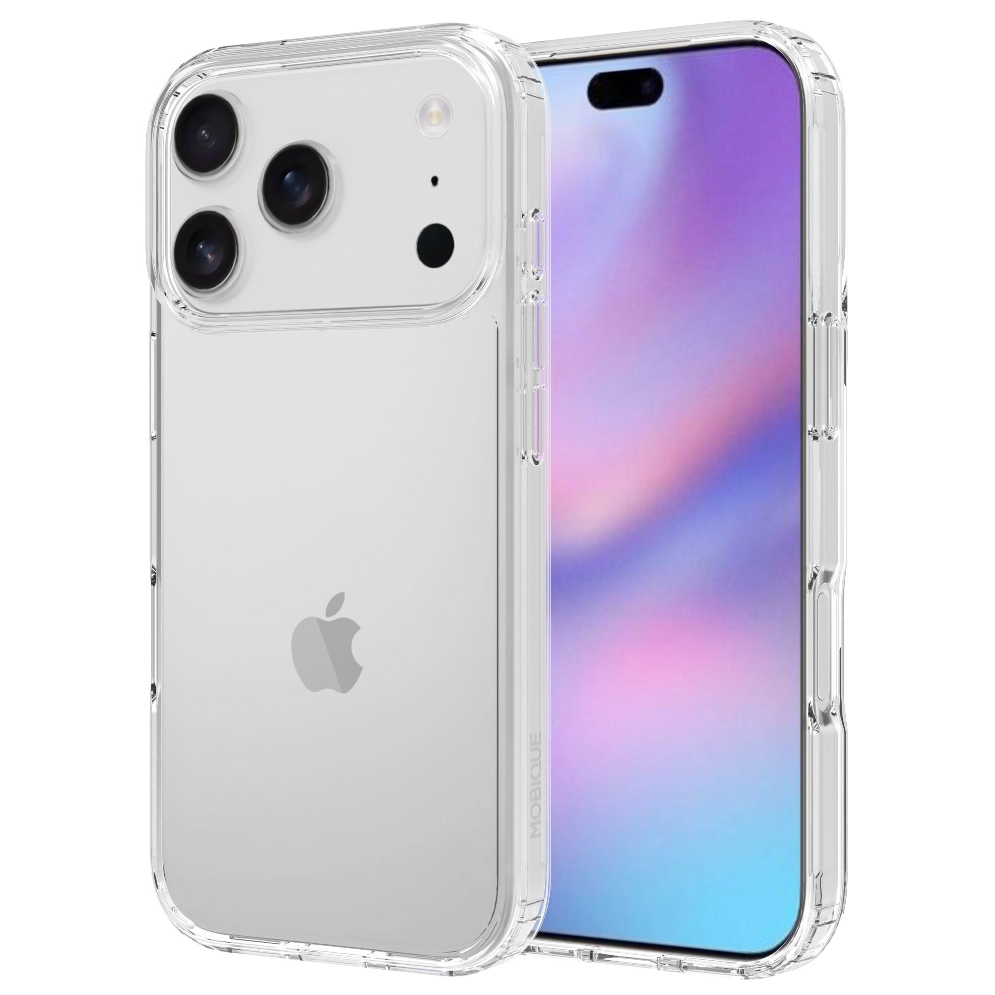 Funda híbrida para iPhone 17 Pro Max Transparente