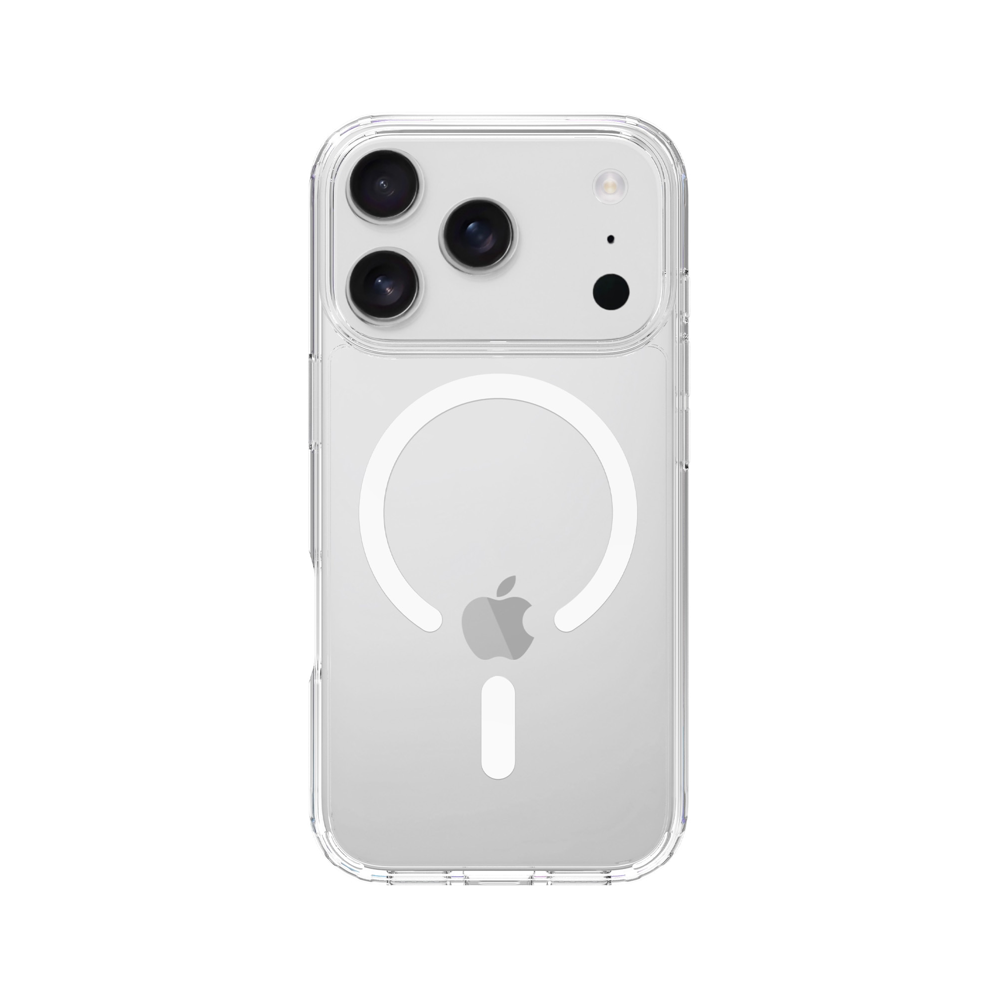 Funda híbrida MagSafe iPhone 17 Pro Max Transparente