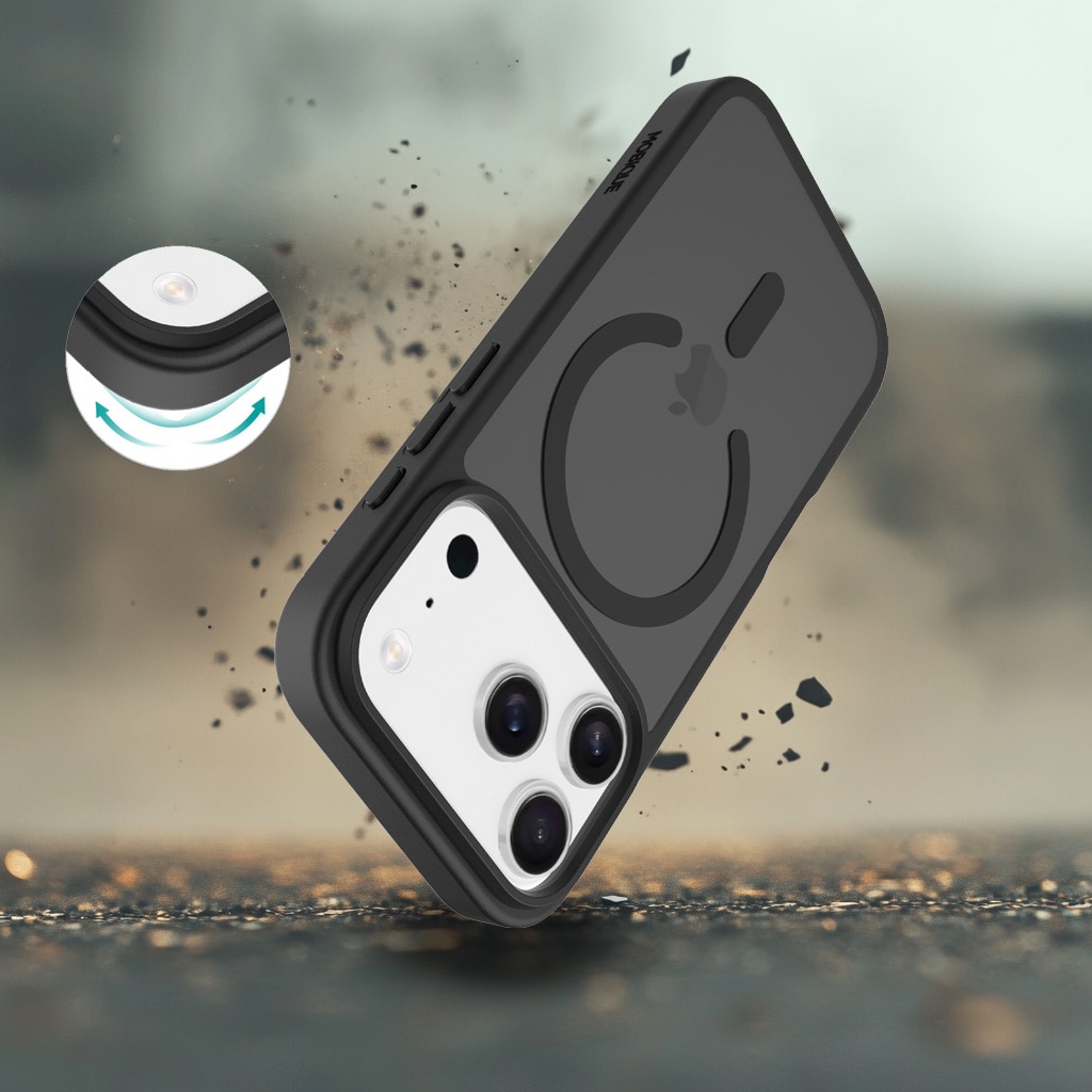 Funda Magnetic Hybrid iPhone 17 Pro Max Frosted Black