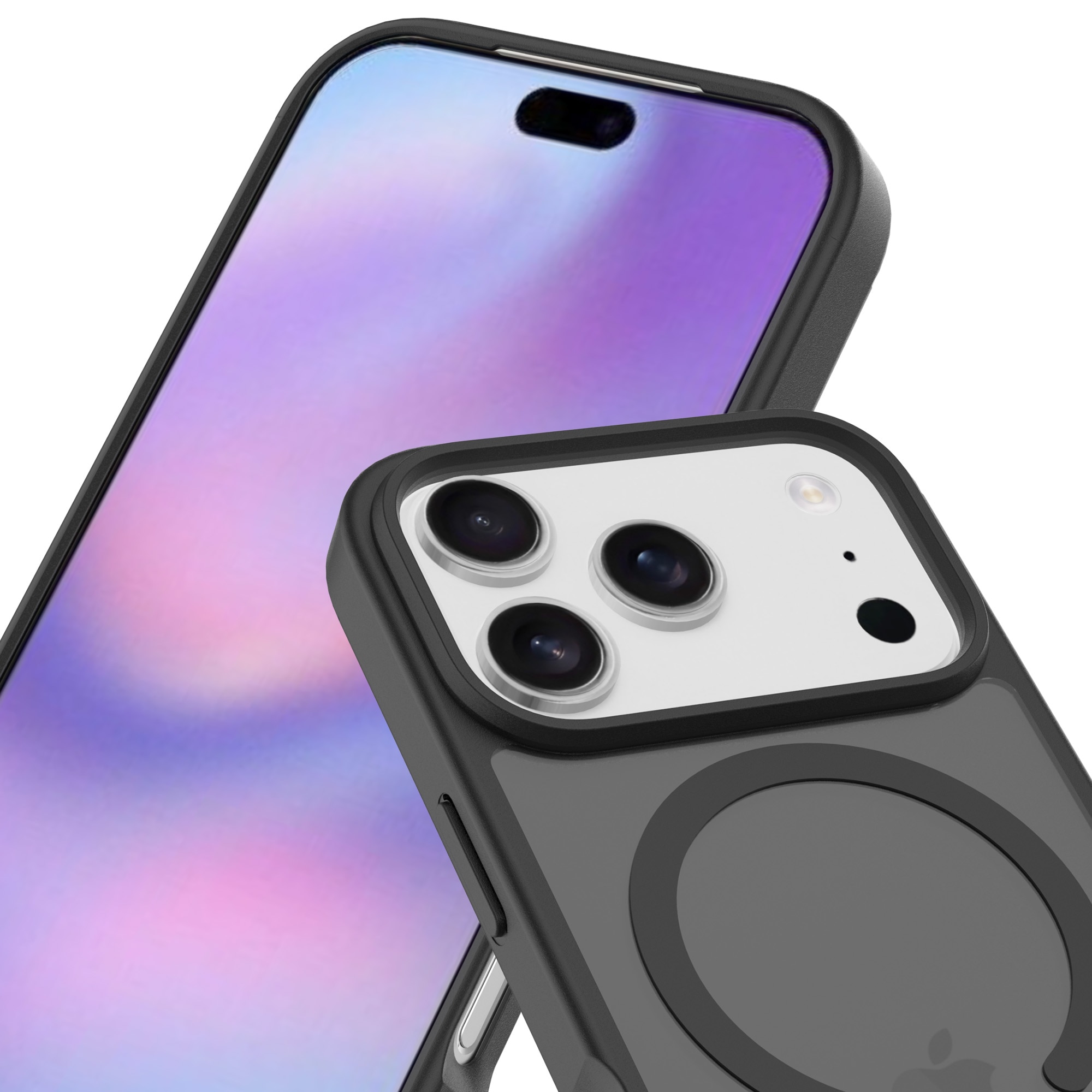 Funda Magnetic Hybrid iPhone 17 Pro Max Frosted Black