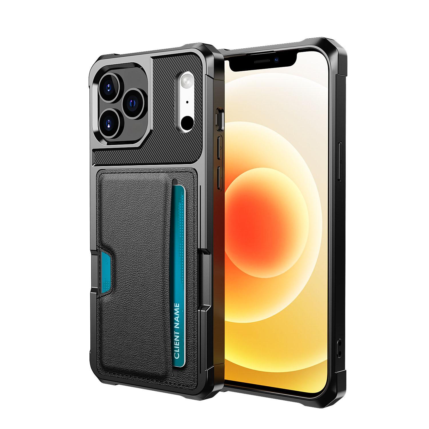 Funda Tough Card Case iPhone 17 Pro Max negro