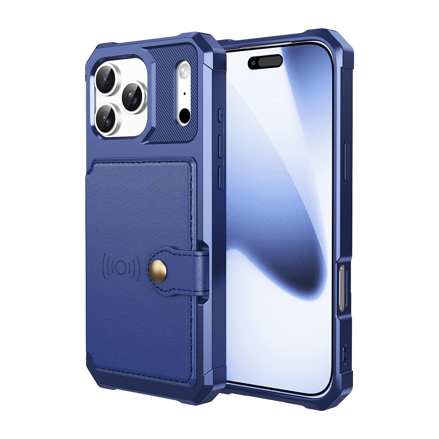Funda con tarjetero Tough Multi-slot iPhone 17 Pro Max Azul