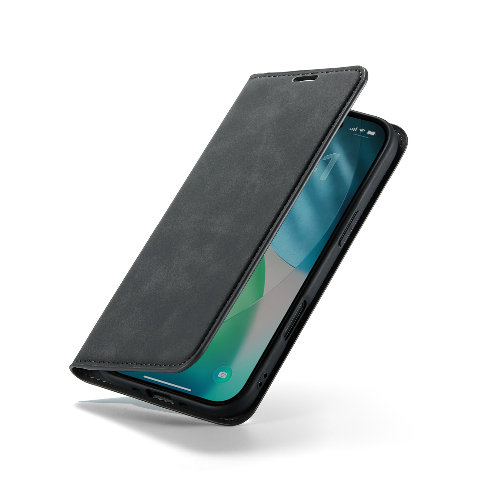 Funda delgada cartera iPhone Air Negro