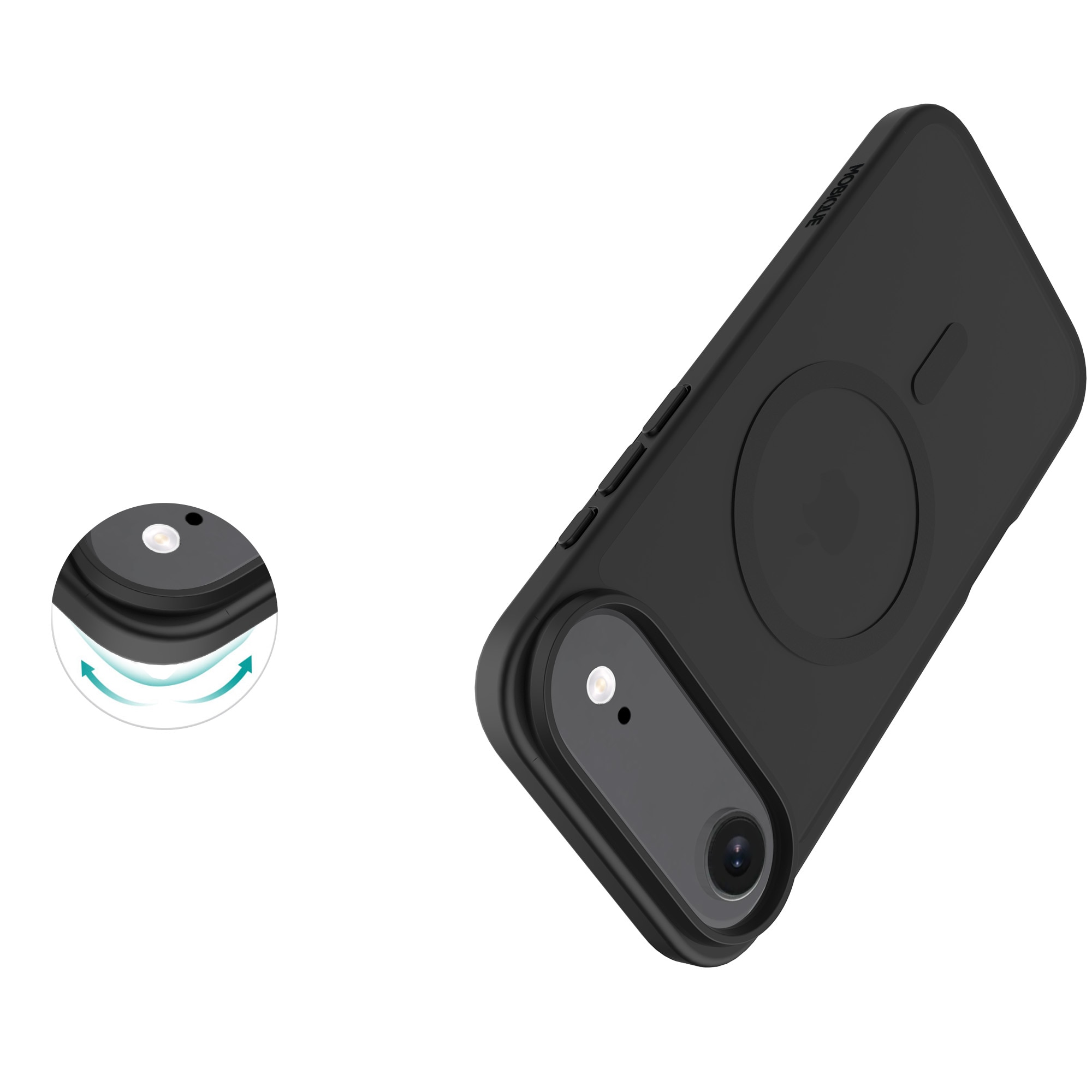Funda Magnetic Hybrid iPhone Air Frosted Black