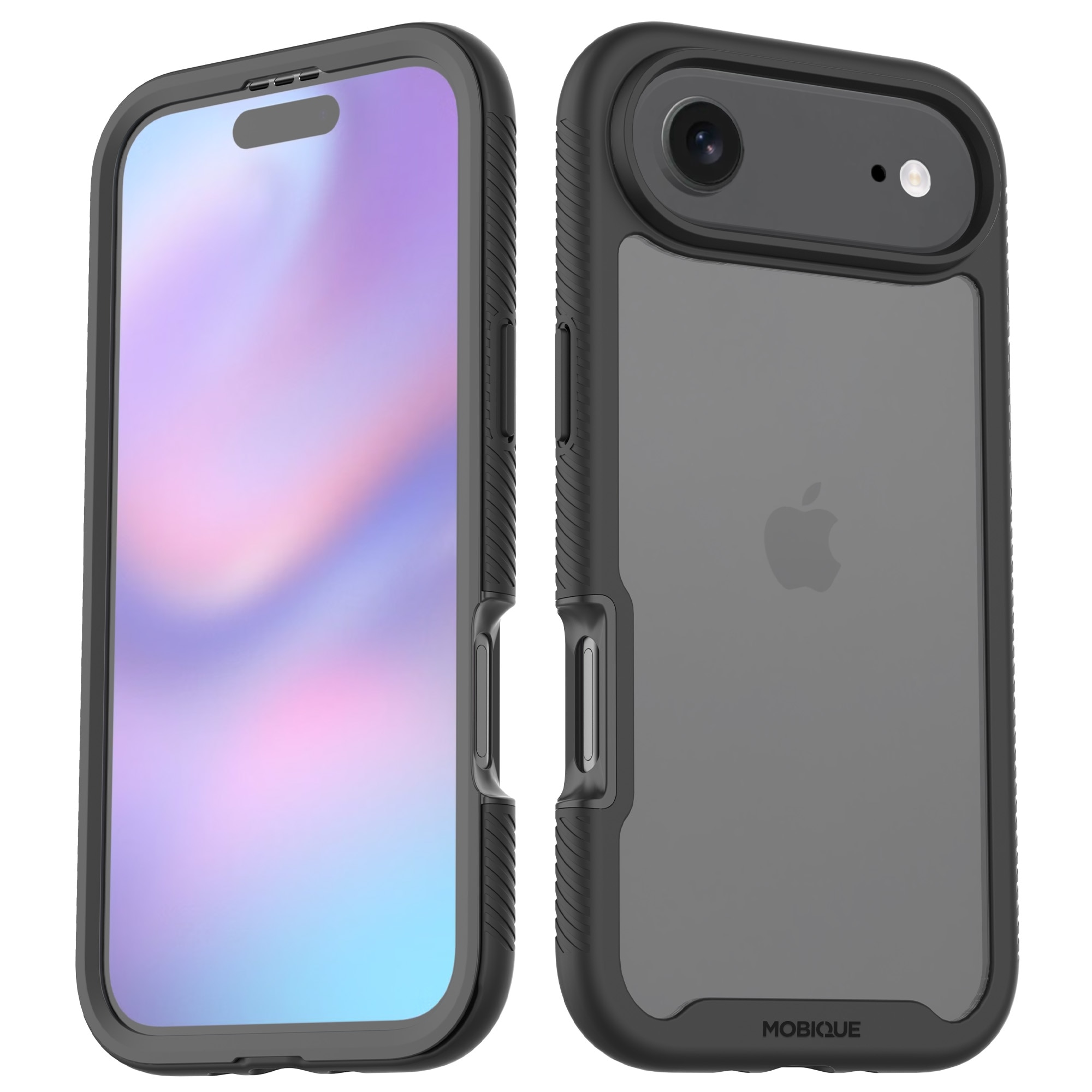Funda Full Protection iPhone 17 Air Negro/transparente