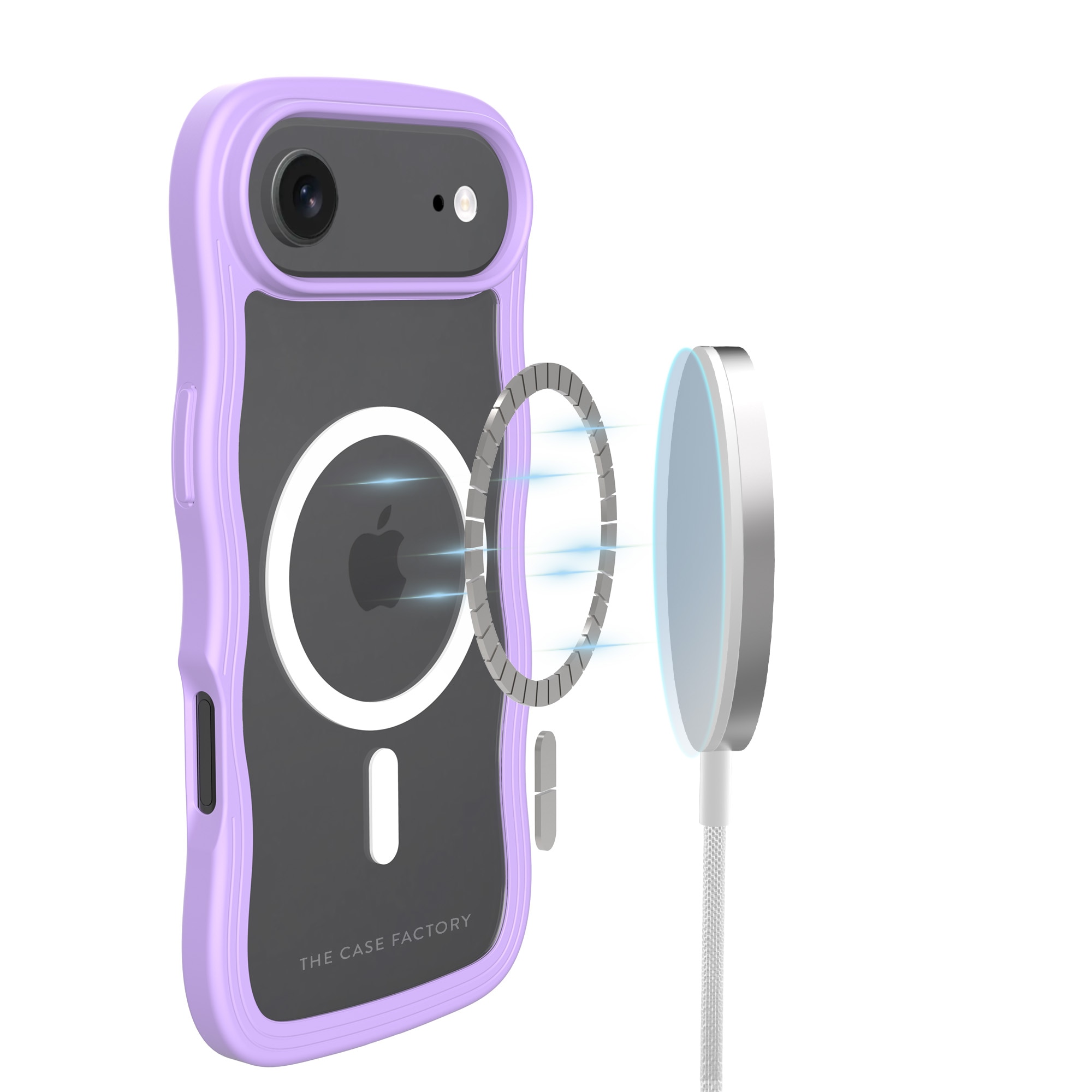 The Wave Mag Case iPhone Air Púrpura