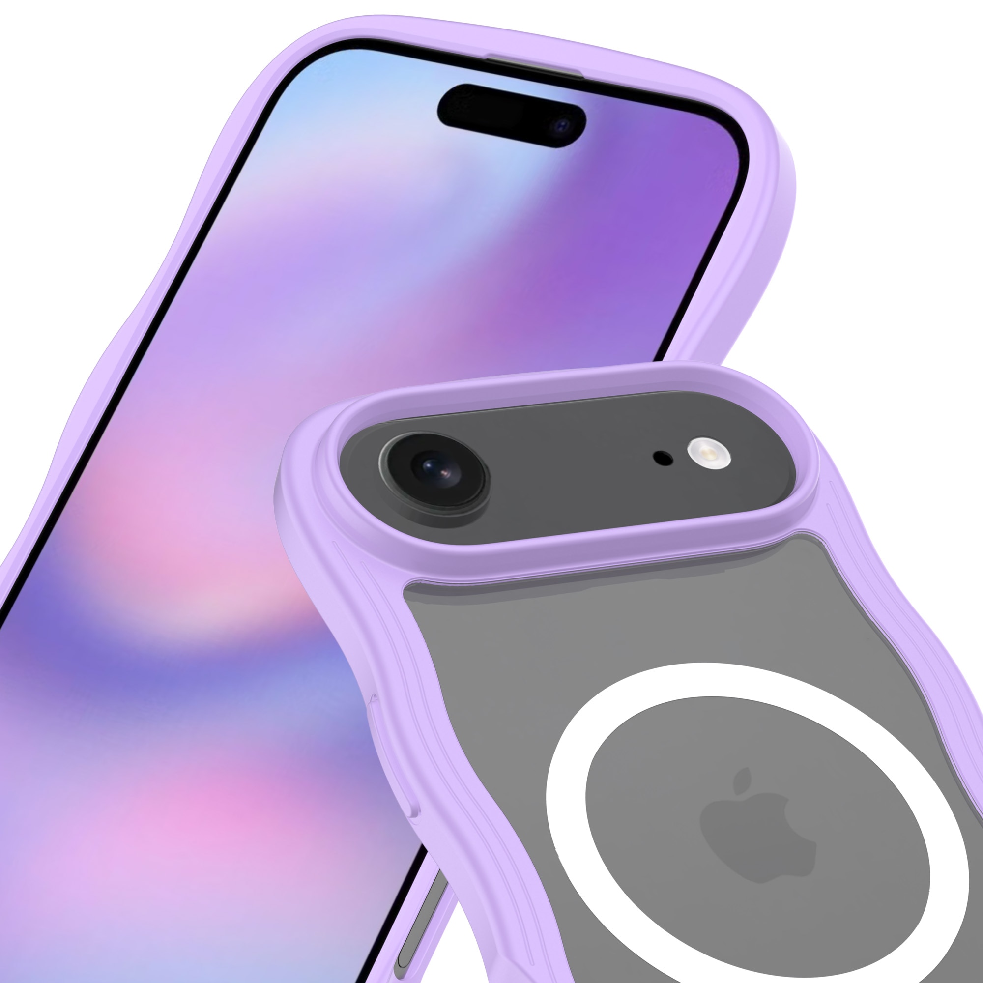 The Wave Mag Case iPhone Air Púrpura