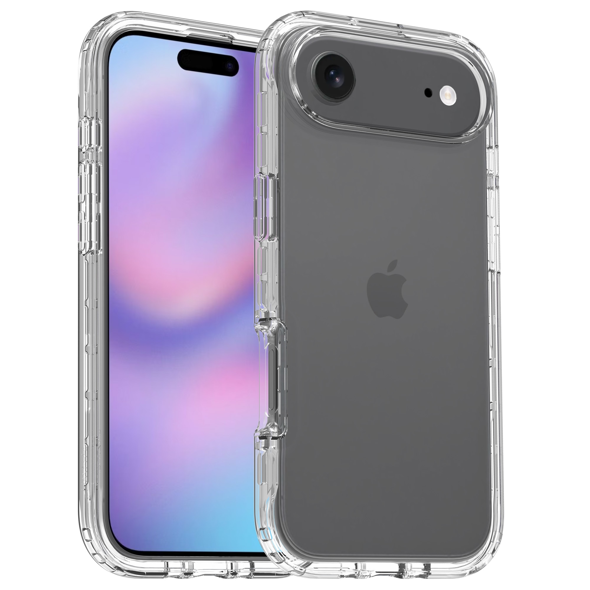 Funda con cobertura total iPhone 17 Air Transparente