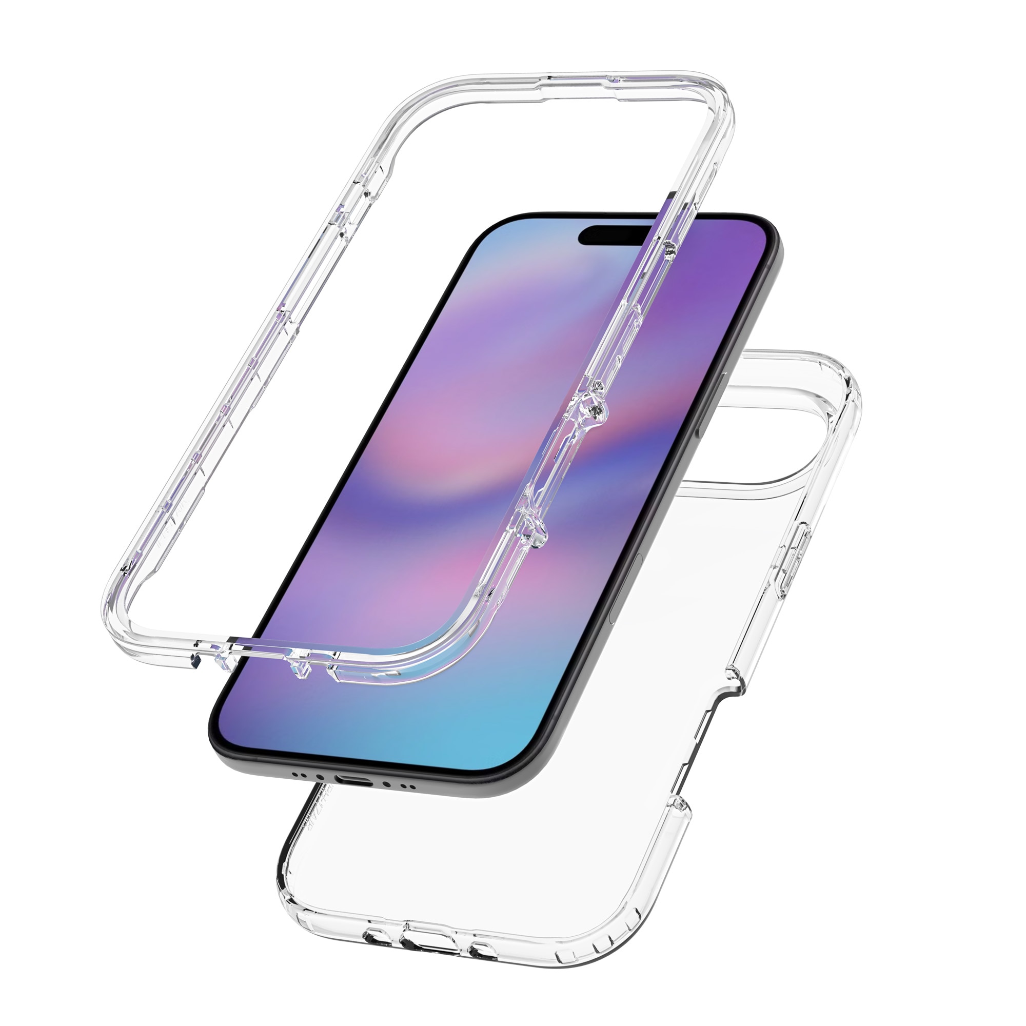 Funda con cobertura total iPhone 17 Air Transparente