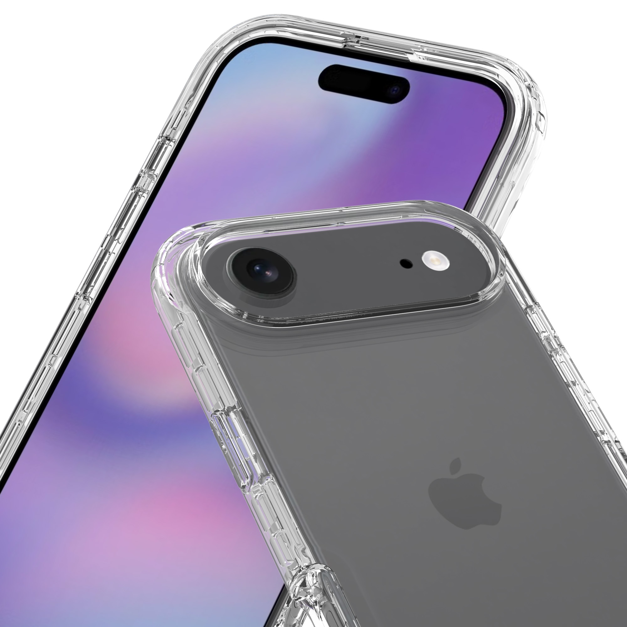 Funda con cobertura total iPhone 17 Air Transparente