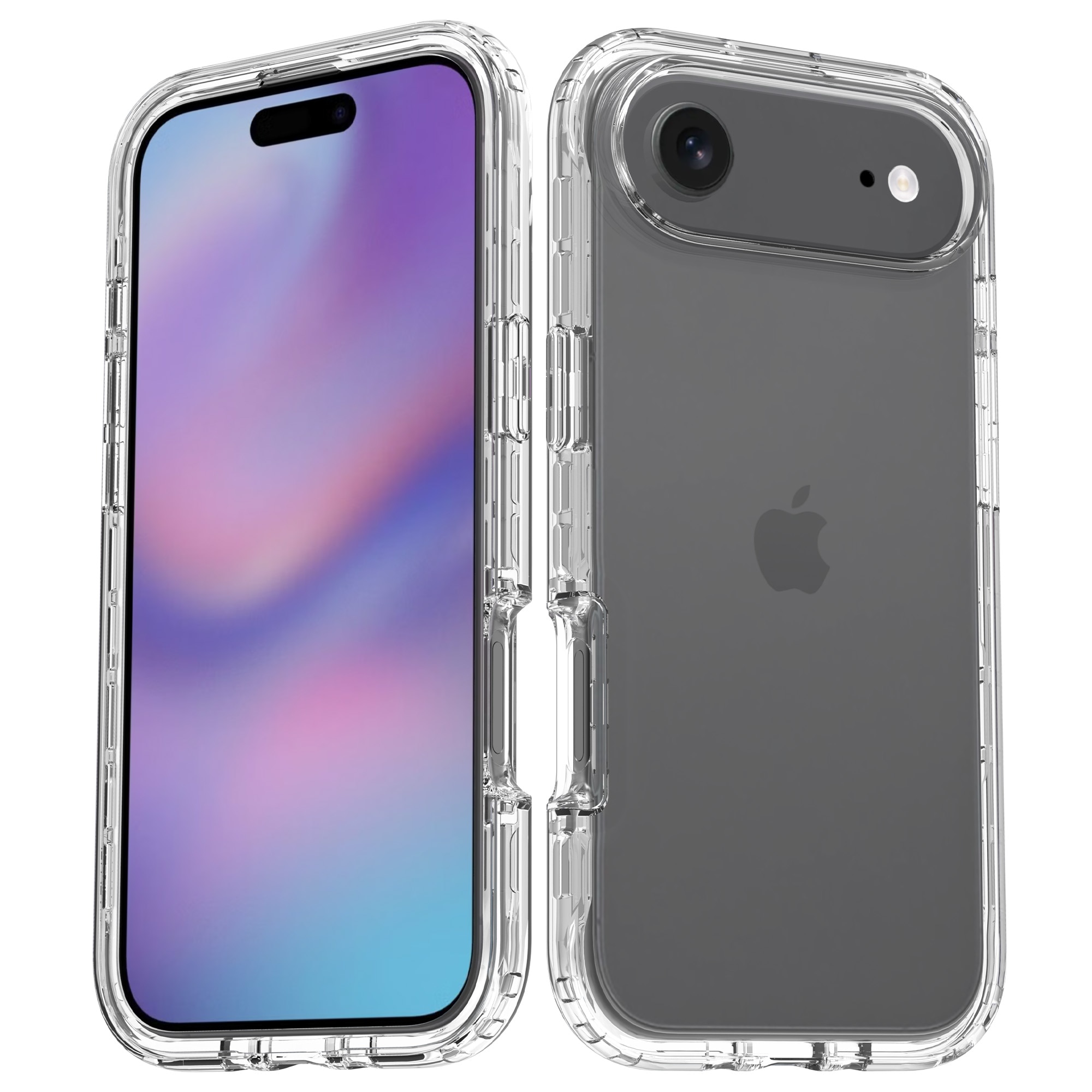 Funda con cobertura total iPhone 17 Air Transparente
