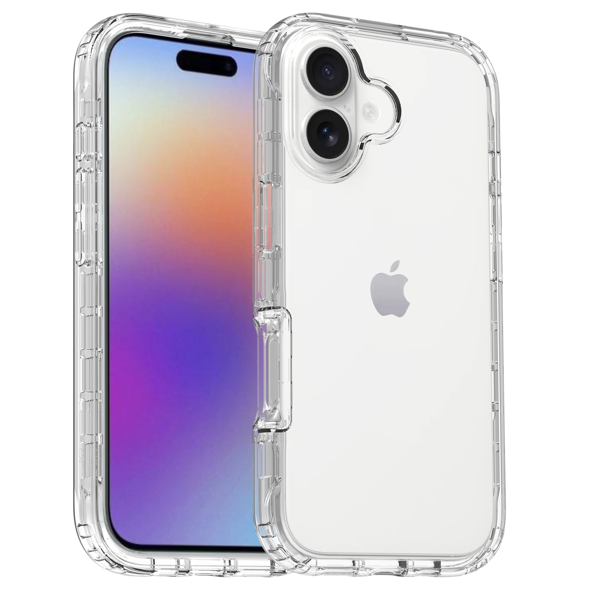 Funda con cobertura total iPhone 17 Transparente