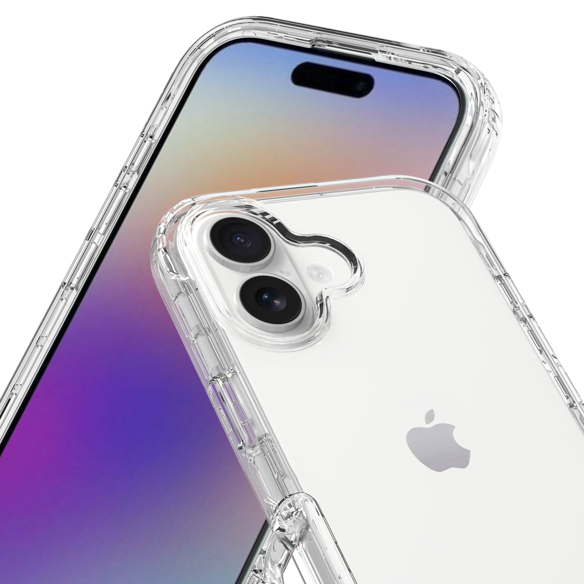 Funda con cobertura total iPhone 17 Transparente