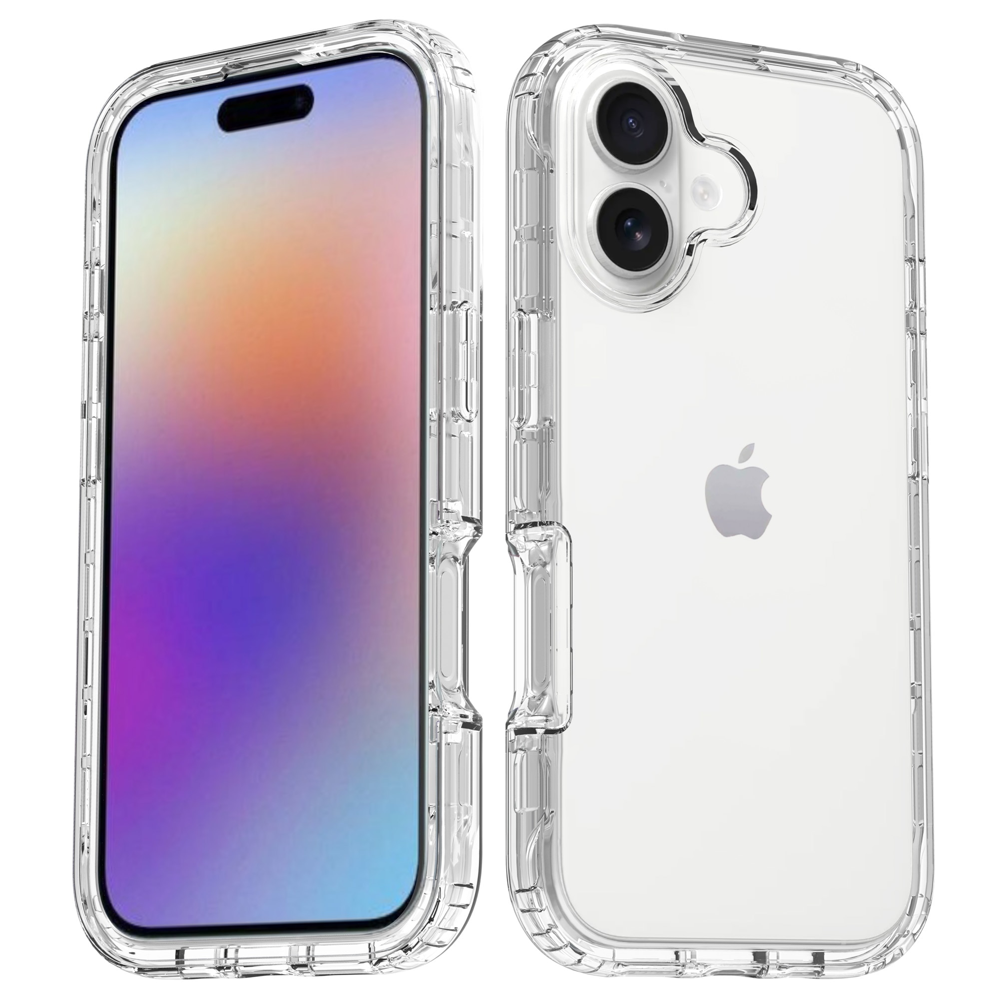 Funda con cobertura total iPhone 17 Transparente