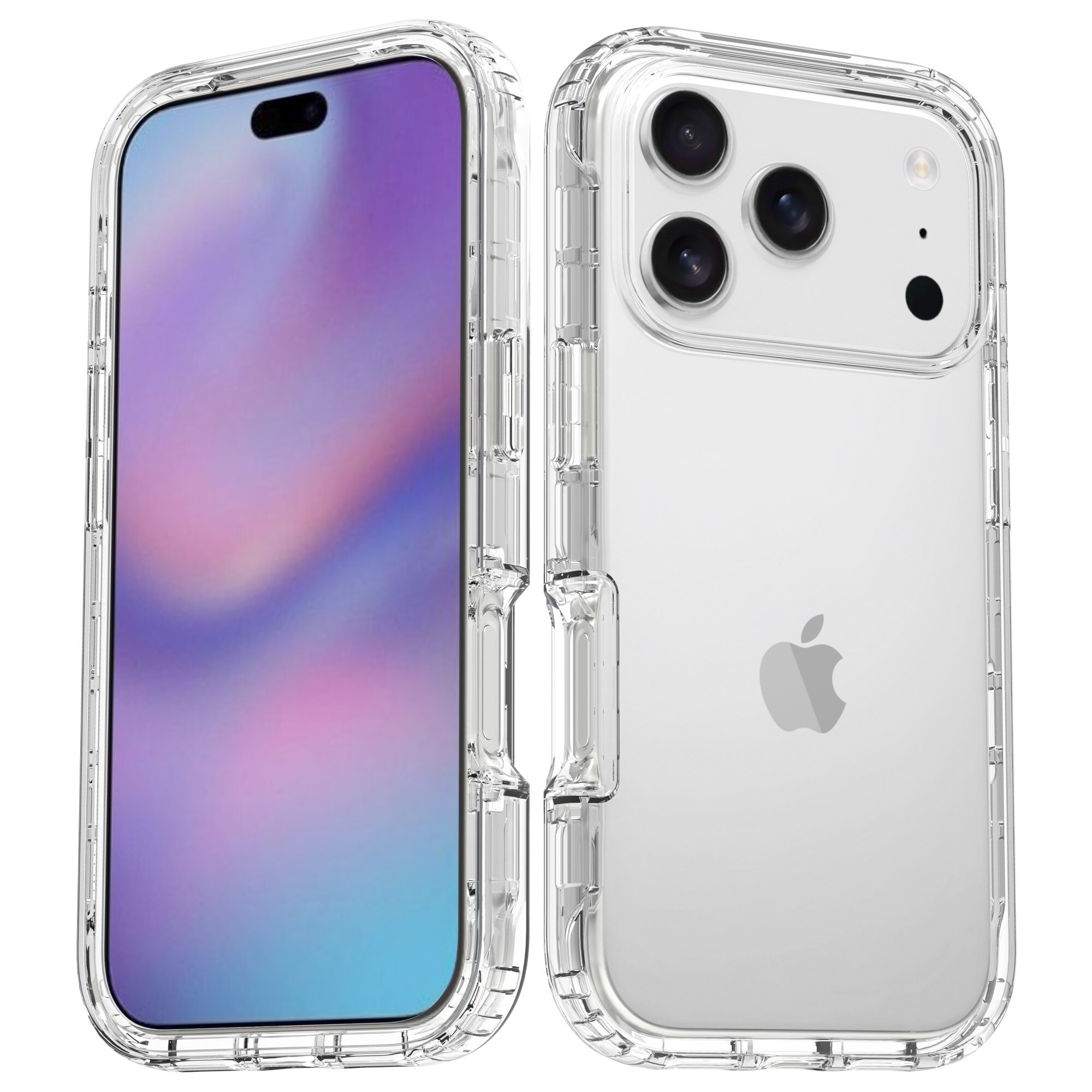 Funda con cobertura total iPhone 17 Pro Max Transparente