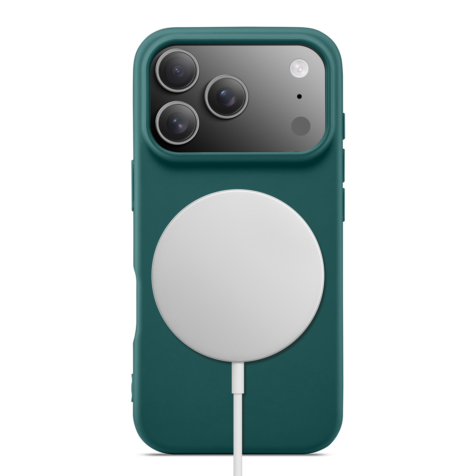 Funda TPU MagSafe iPhone 17 Pro Verde oscuro