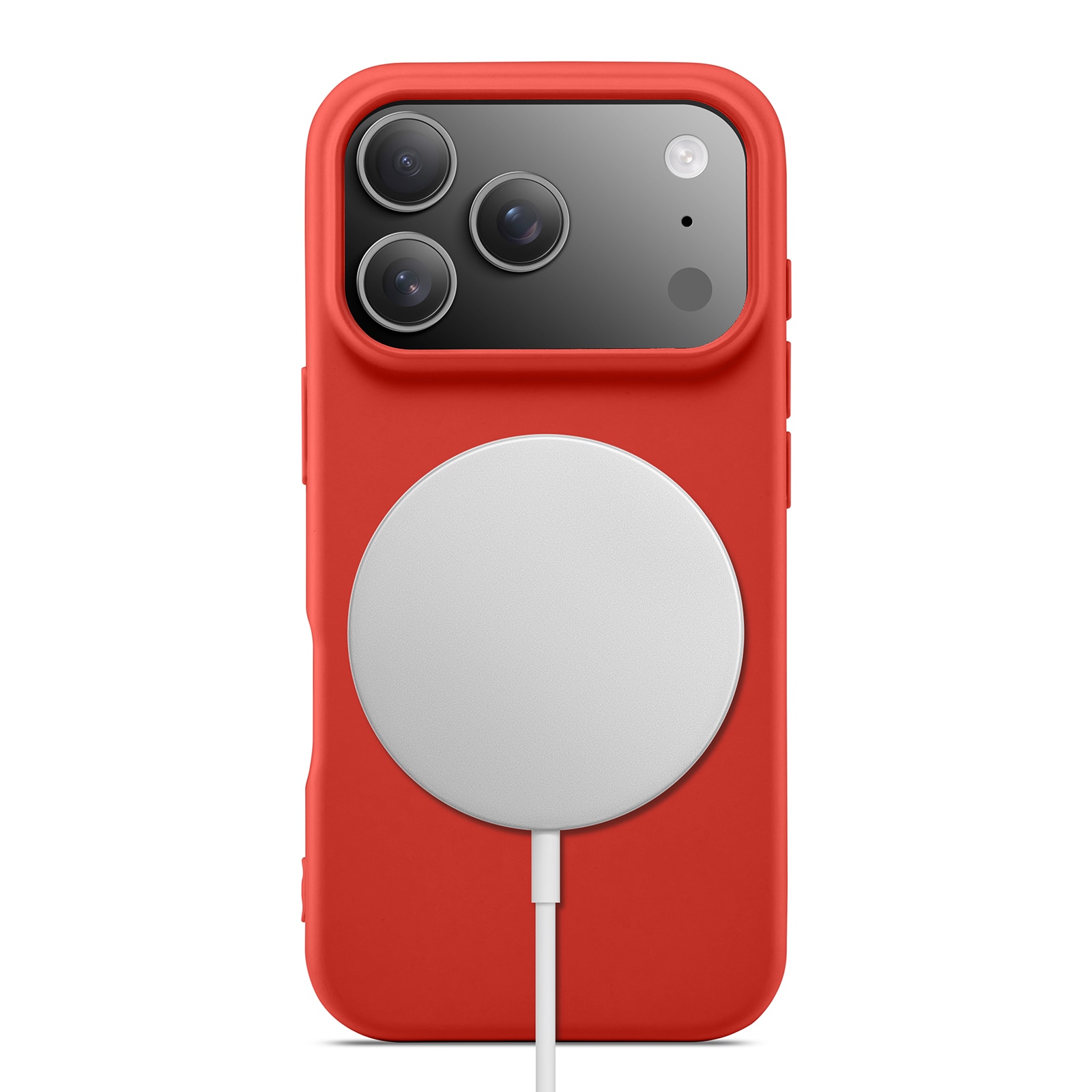 Funda TPU MagSafe iPhone 17 Pro Rojo