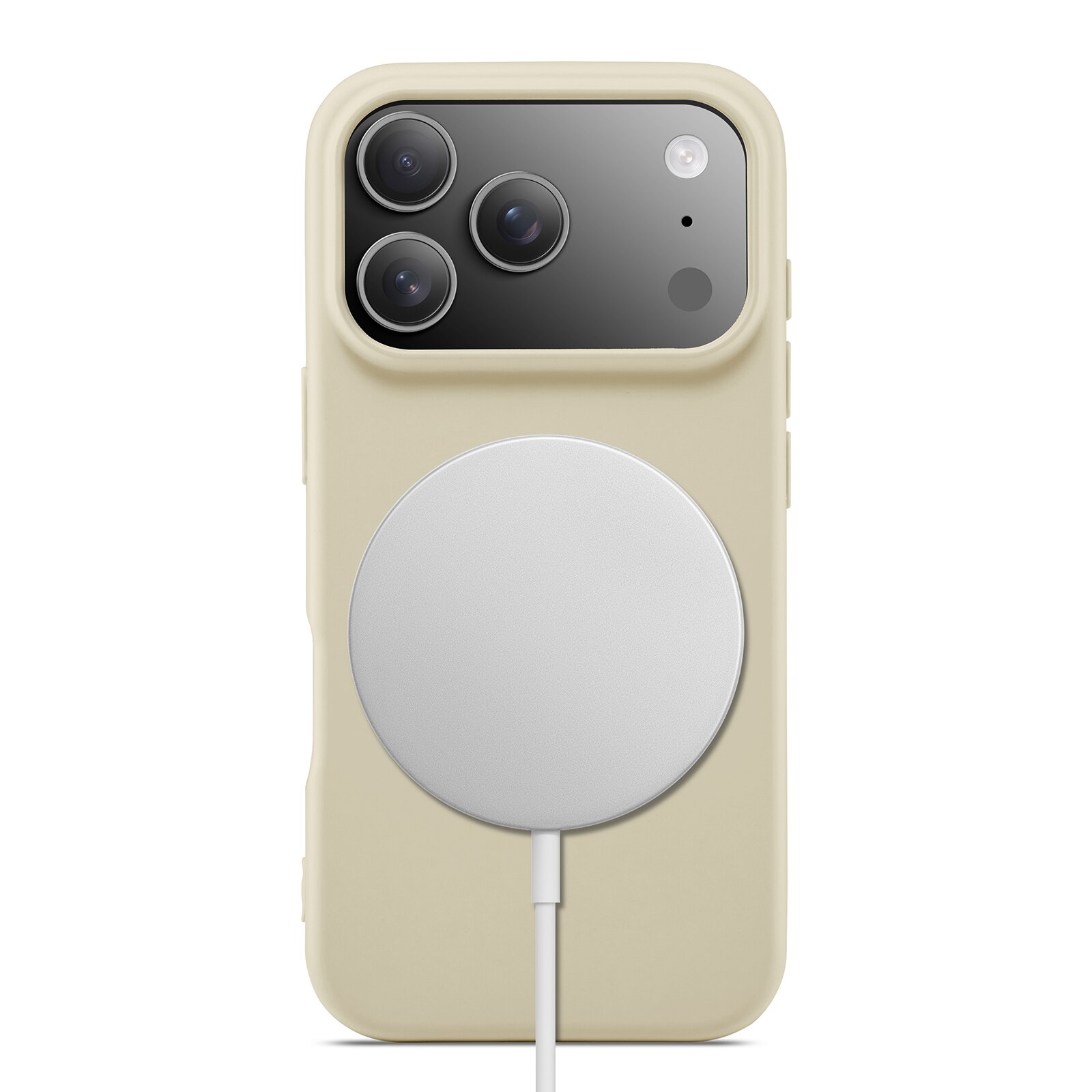 Funda TPU MagSafe iPhone 17 Pro Max Beige