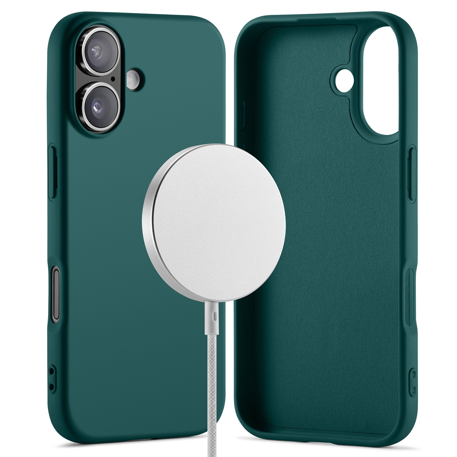 Funda TPU MagSafe iPhone 17 Verde oscuro