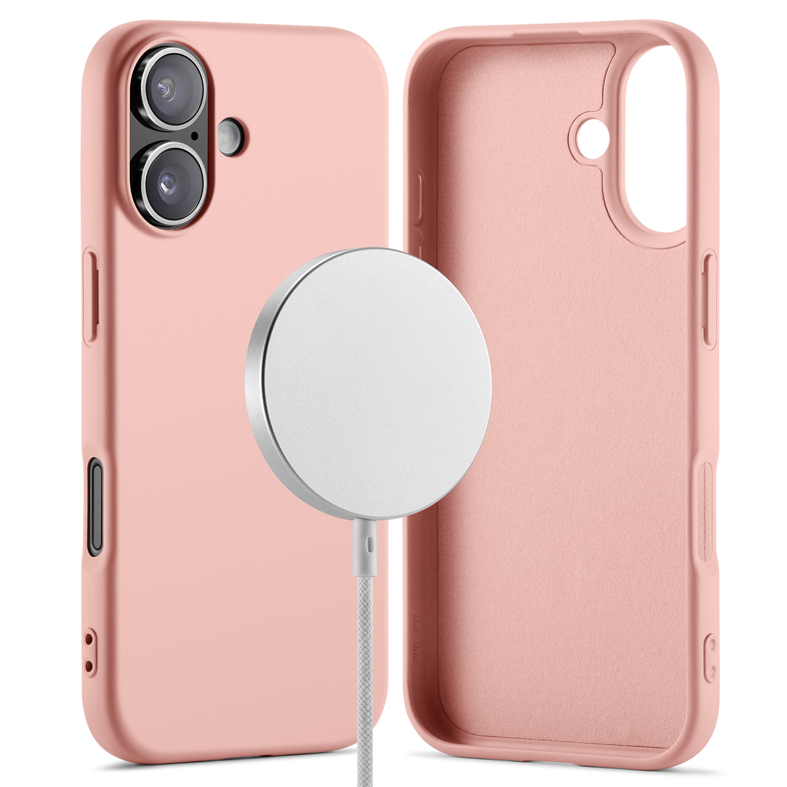 Funda TPU MagSafe iPhone 17 Rosa
