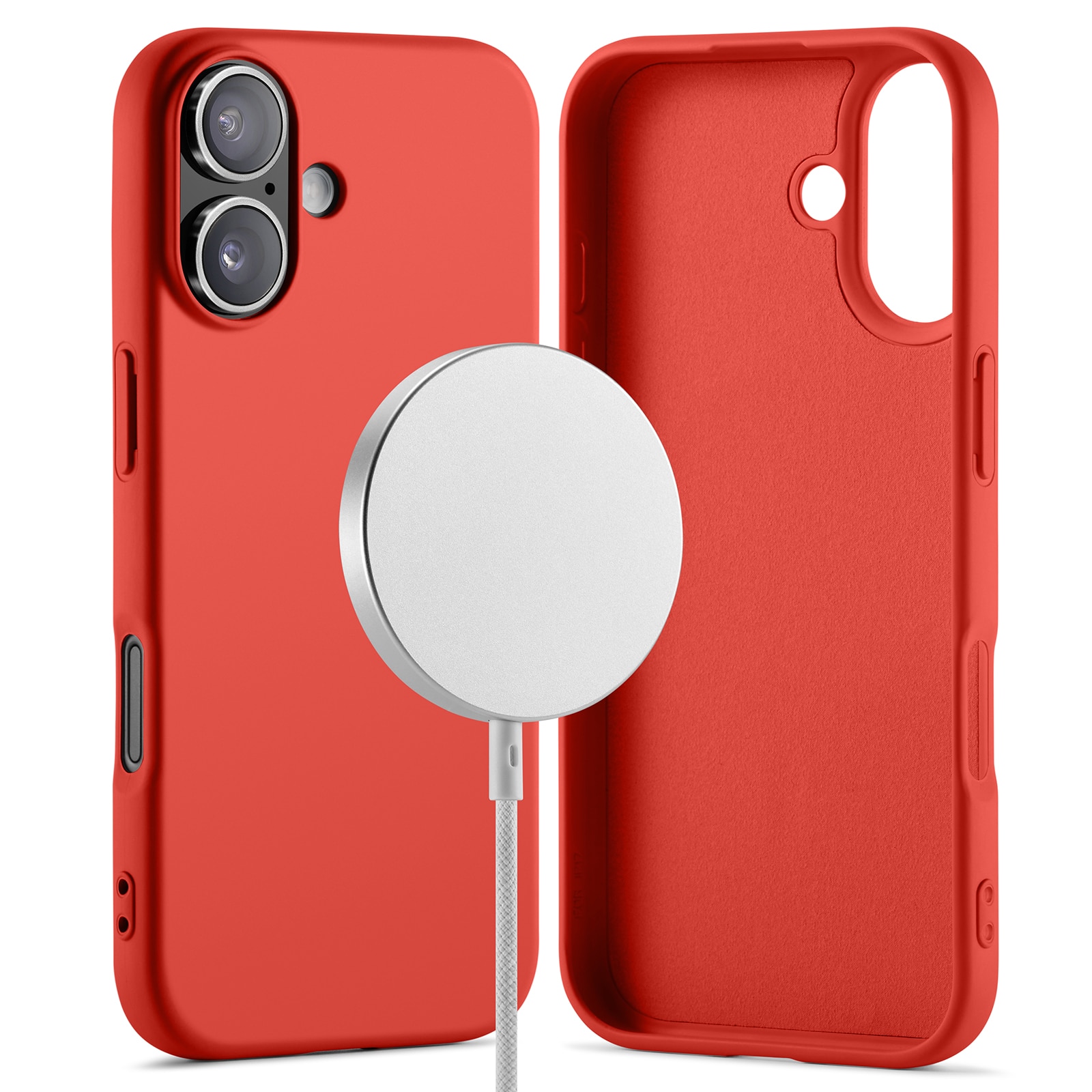 Funda TPU MagSafe iPhone 17 Rojo
