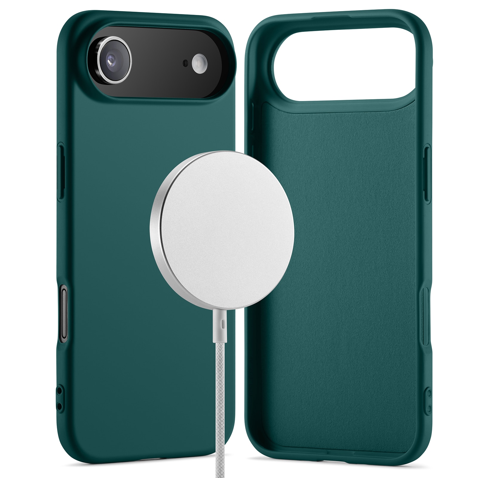 Funda TPU MagSafe iPhone 17 Air Verde oscuro