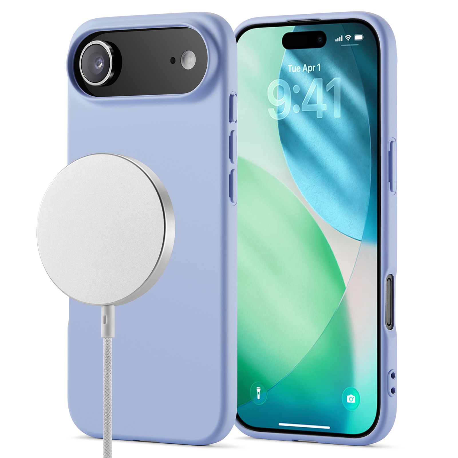 Funda TPU MagSafe iPhone 17 Air Púrpura