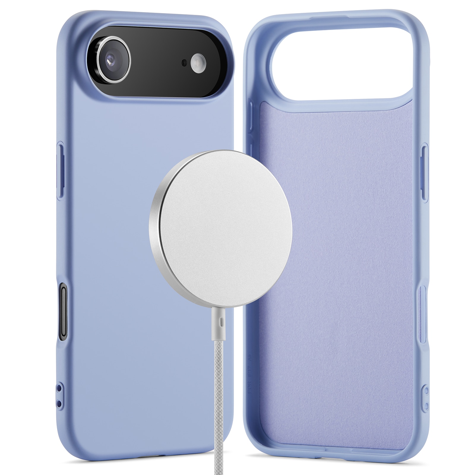 Funda TPU MagSafe iPhone 17 Air Púrpura