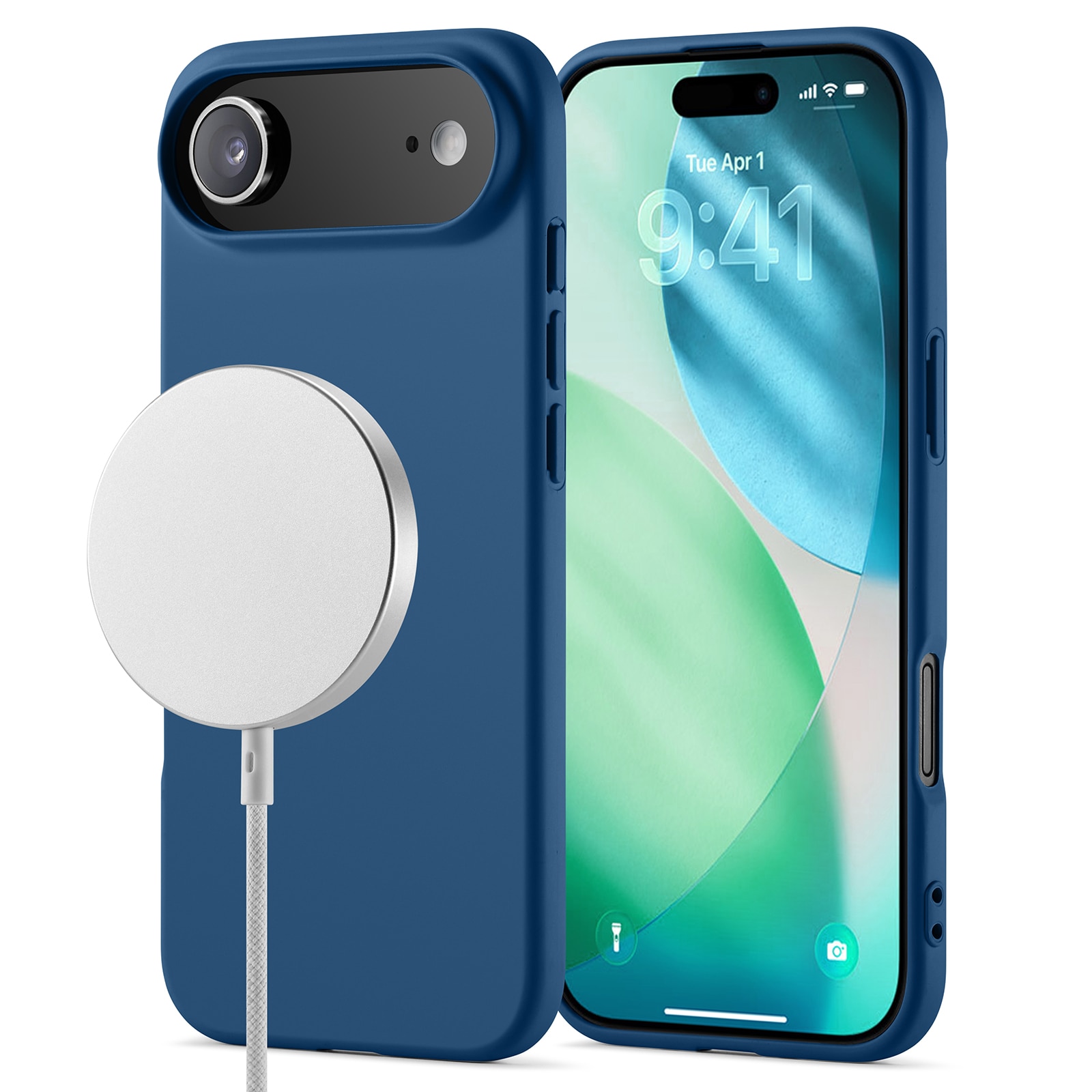 Funda TPU MagSafe iPhone 17 Air Azul oscuro