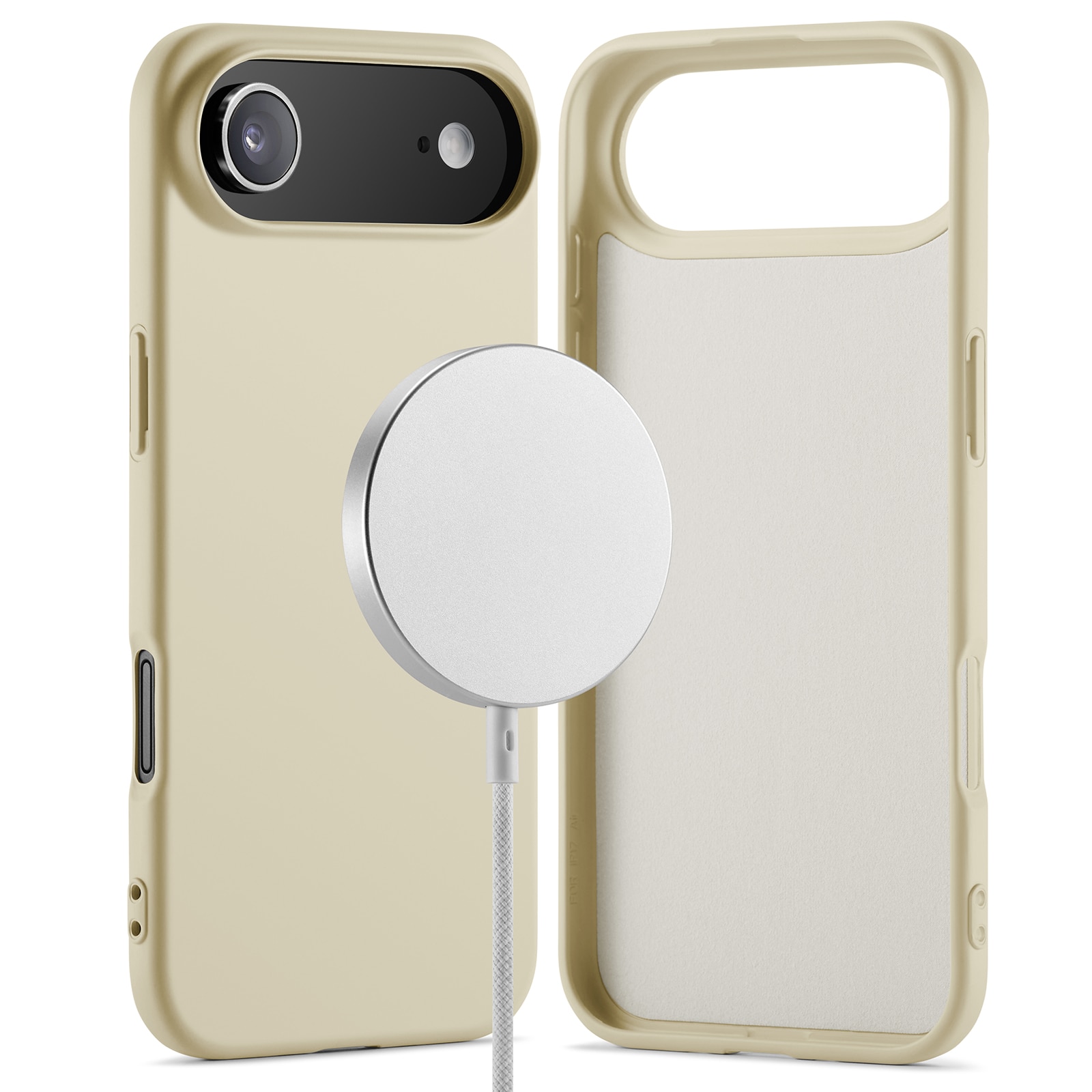 Funda TPU MagSafe iPhone 17 Air Beige