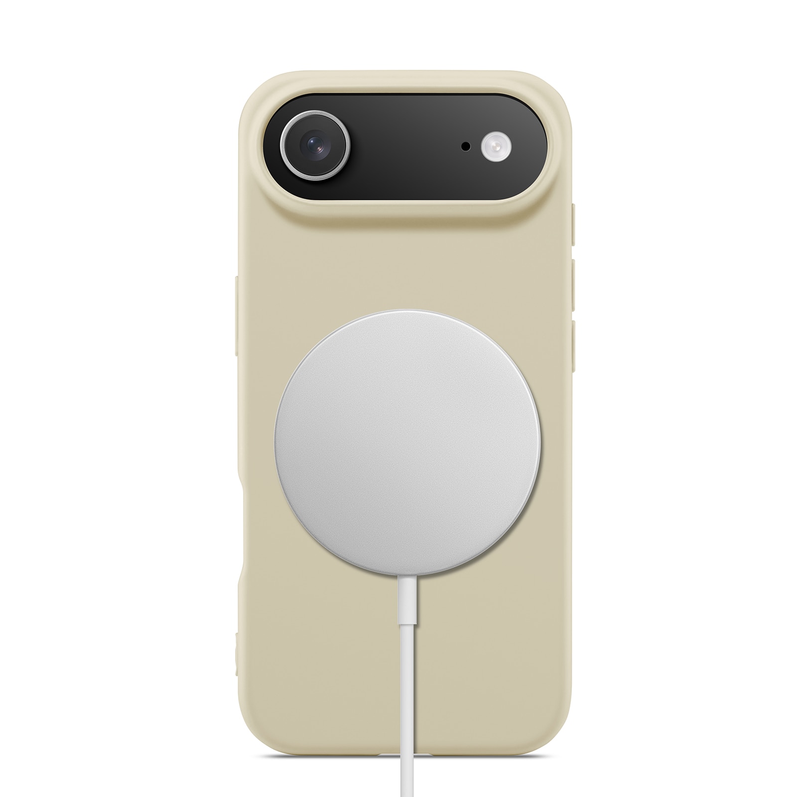 Funda TPU MagSafe iPhone 17 Air Beige