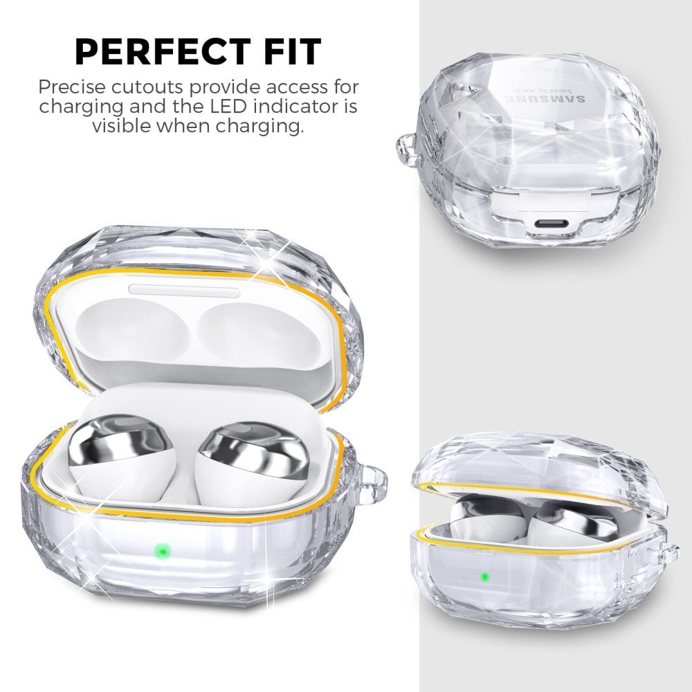 Funda Diamond Samsung Galaxy Buds FE Transparente