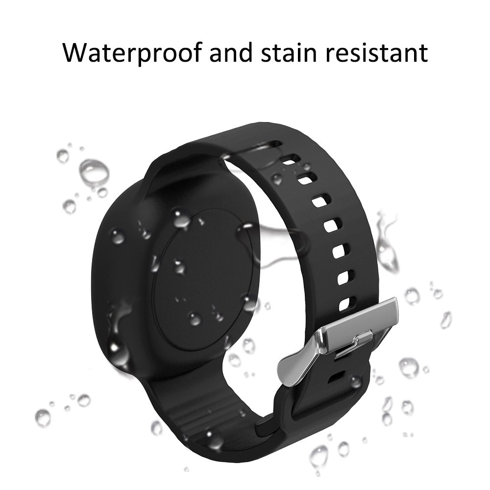 Correa de silicona resistente al agua Samsung Galaxy SmartTag negro