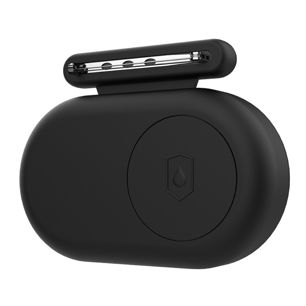 Funda de silicona con imperdible Samsung Galaxy SmartTag 2, negro