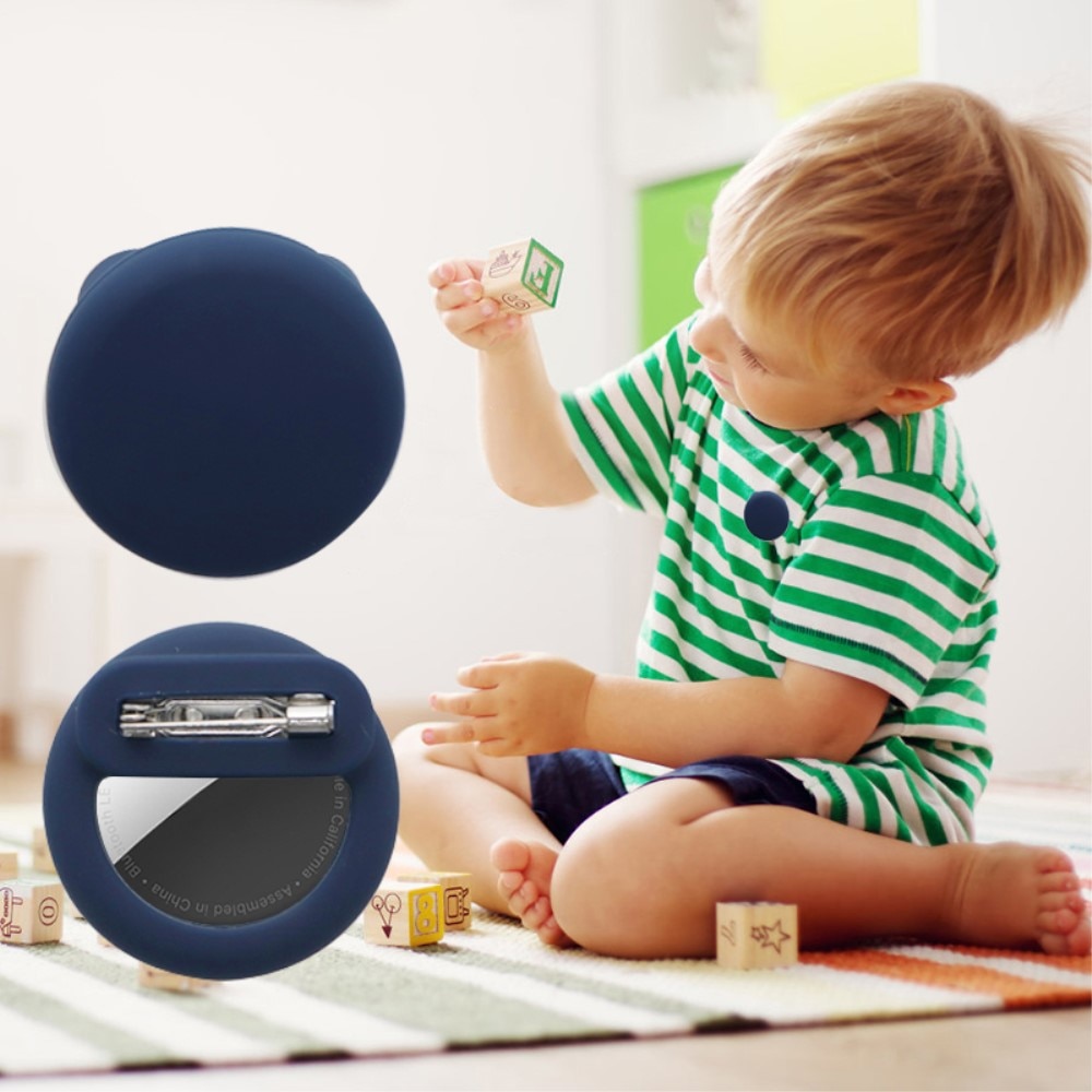 Funda de silicona con imperdible Apple AirTag, blanco