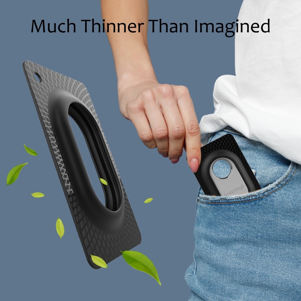 Funda de formato tarjeta para Samsung Galaxy SmartTag 2, negro