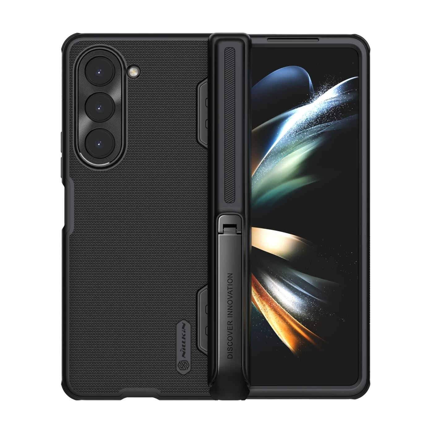 Super Frosted Shield Fold with Kickstand Samsung Galaxy Z Fold 5 negro