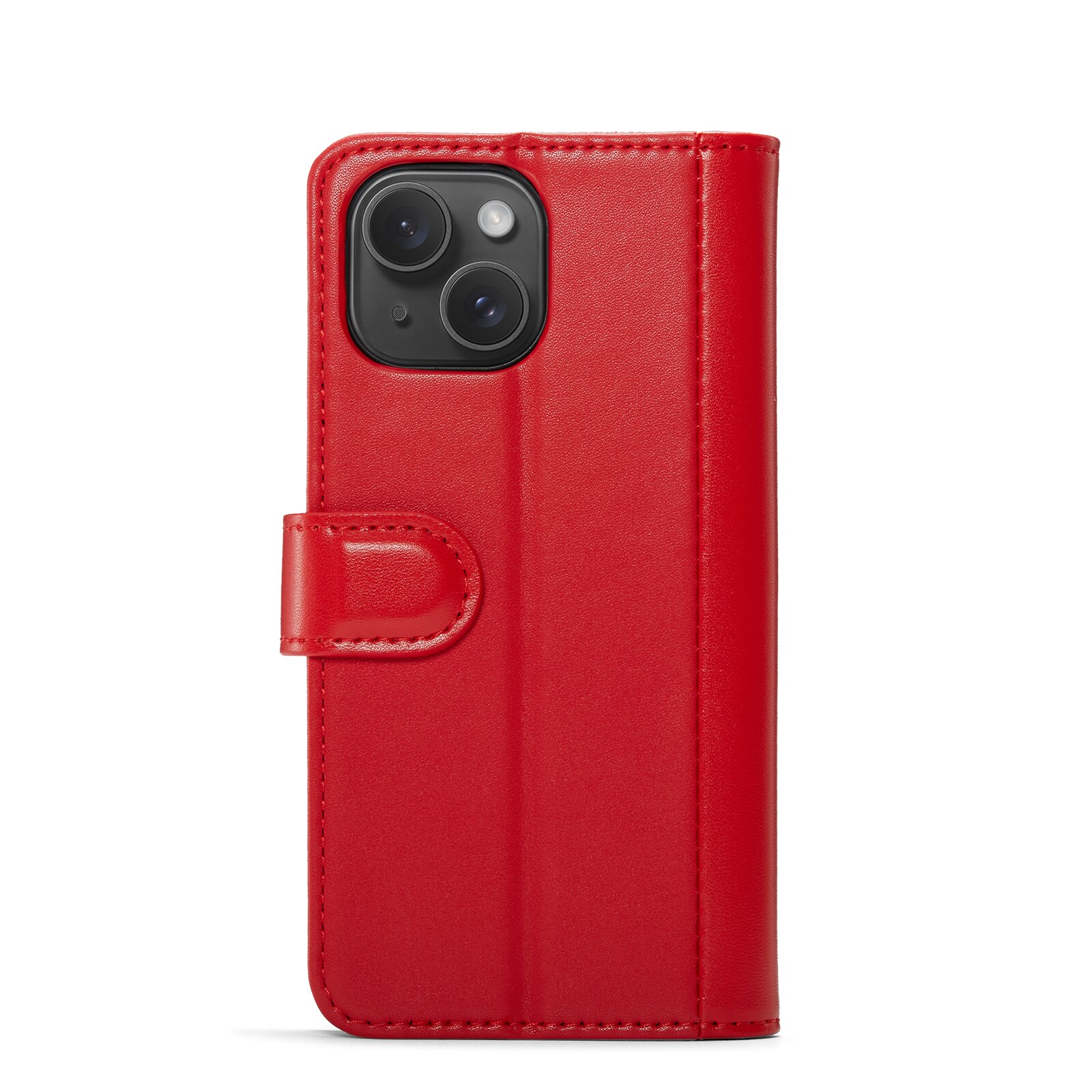 Funda de cuero genuino iPhone 13, Rojo