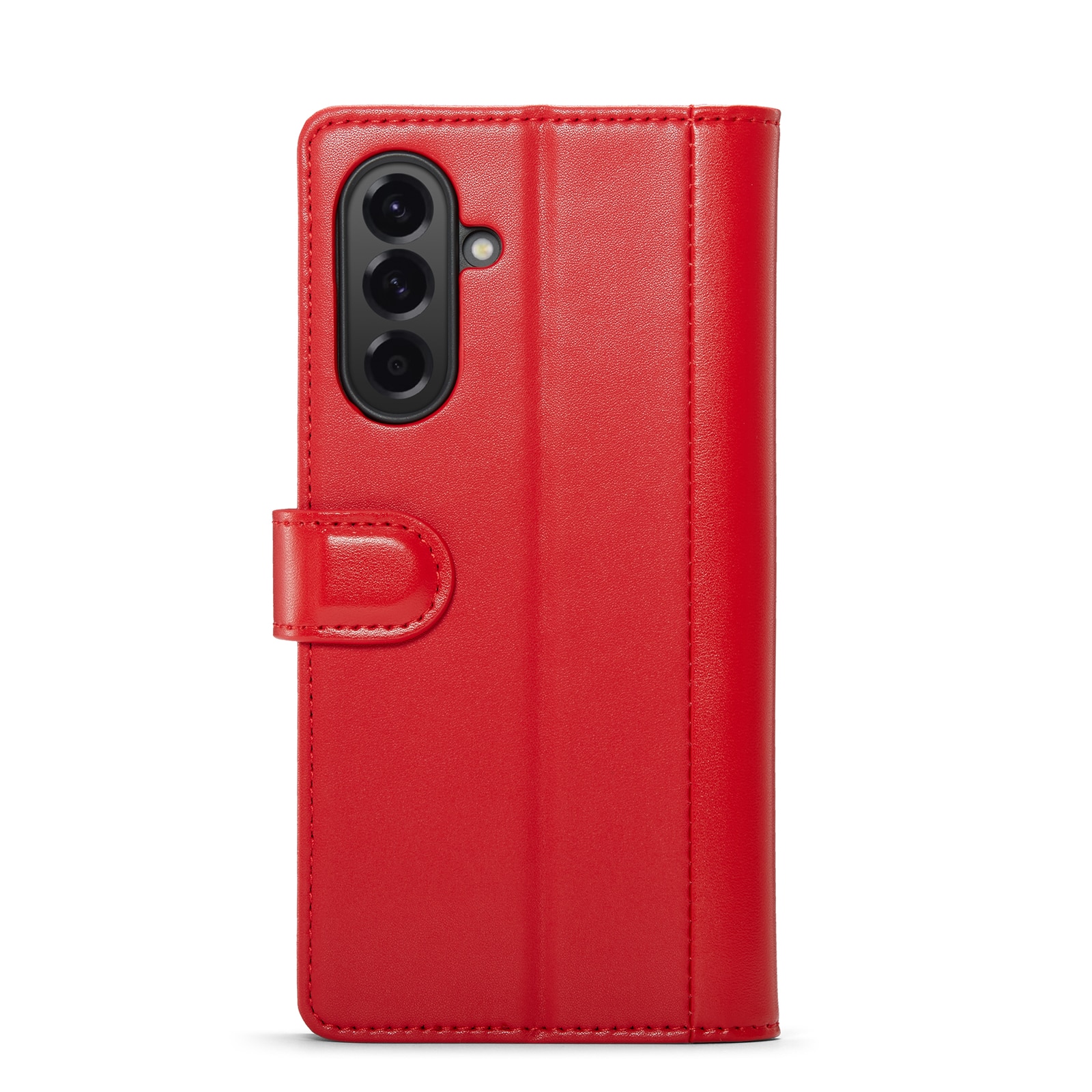 Funda de cuero genuino Samsung Galaxy A56, Rojo
