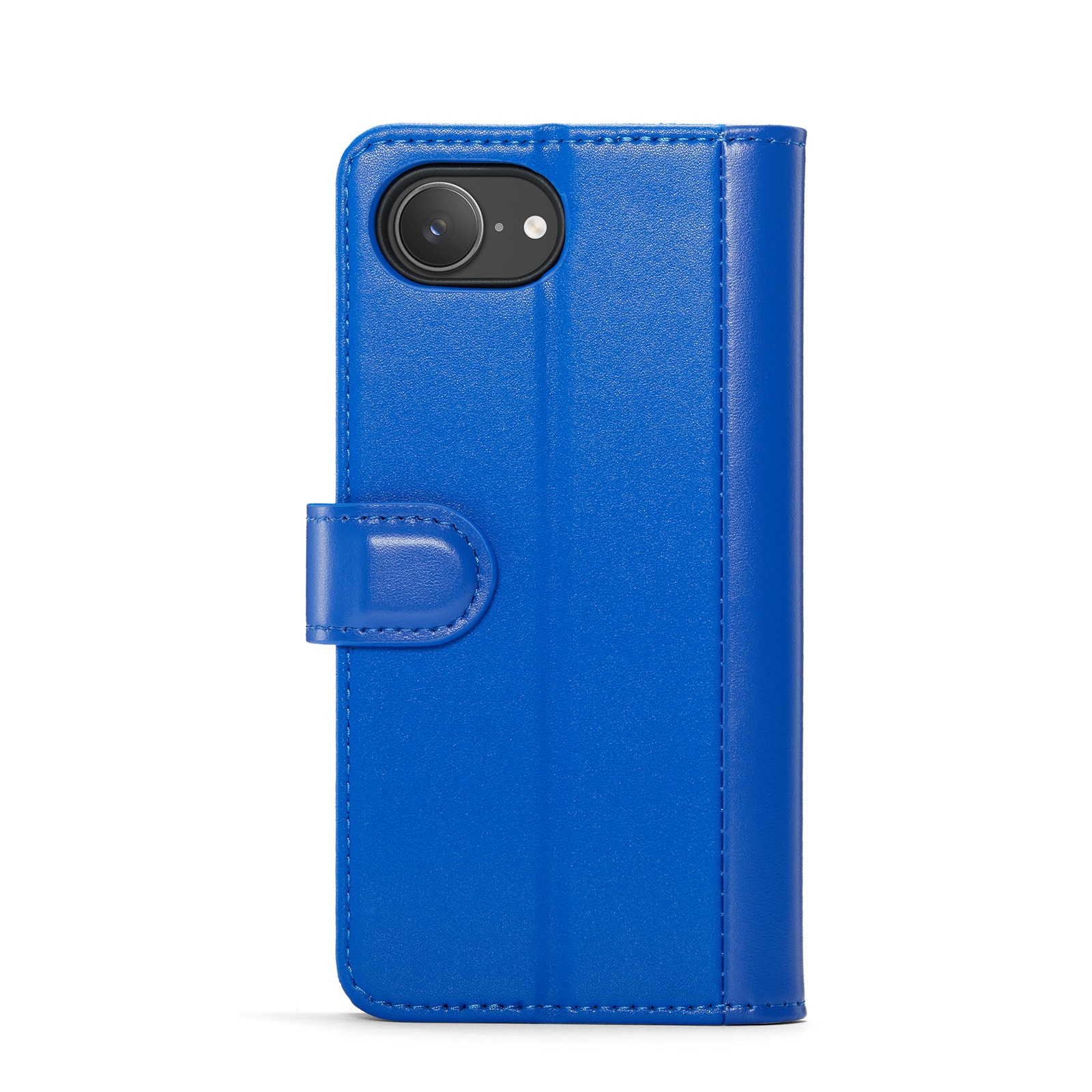 Funda de cuero genuino iPhone 16e, Azul