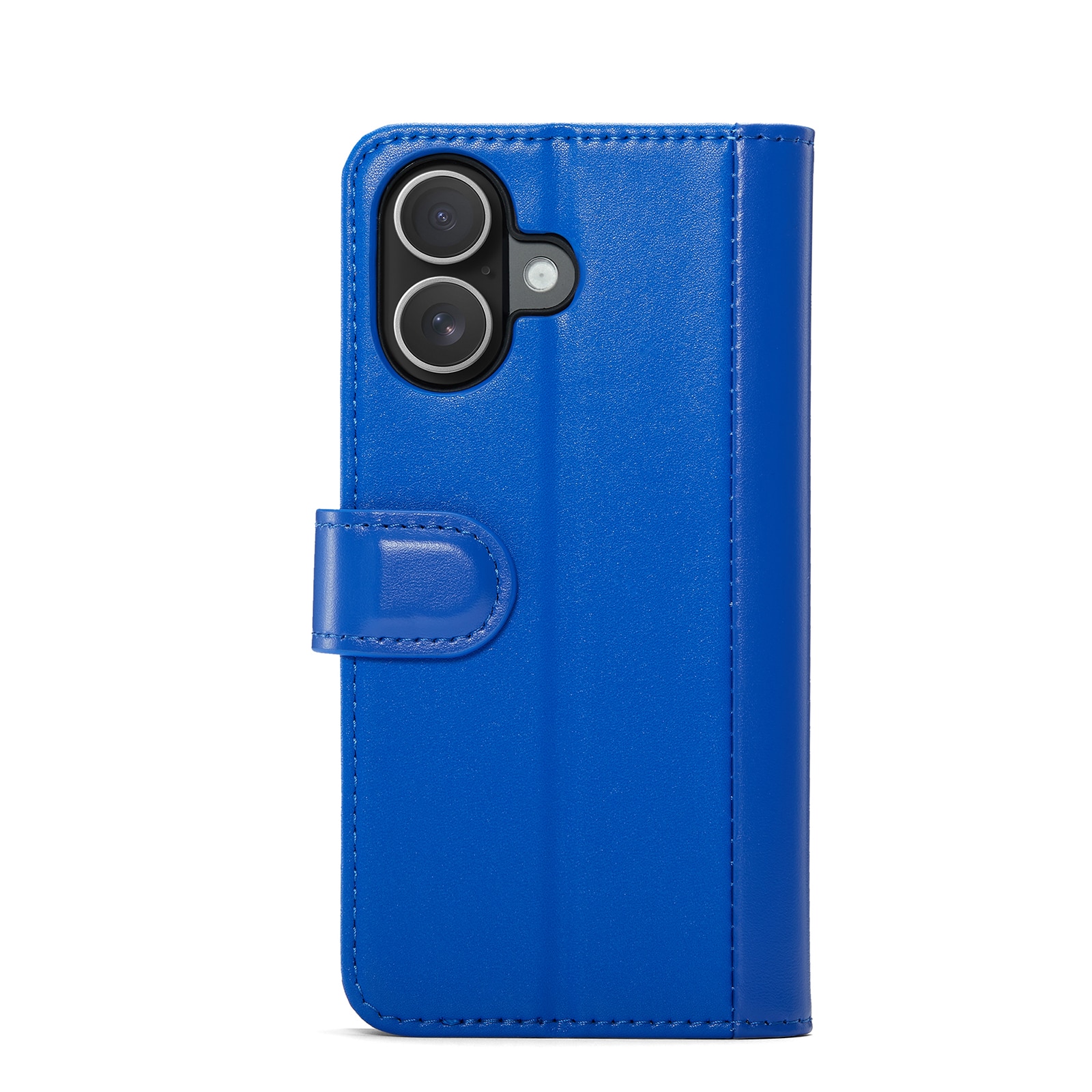 Funda de cuero genuino iPhone 16, Azul