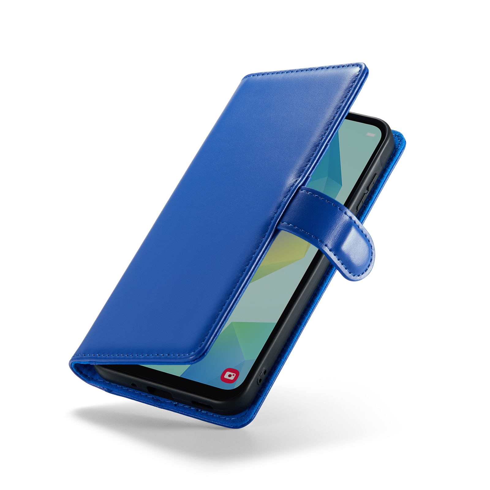 Funda de cuero genuino Samsung Galaxy A16, Azul