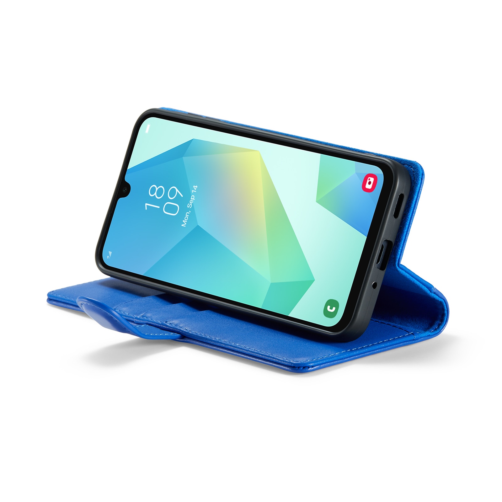 Funda de cuero genuino Samsung Galaxy A16, Azul